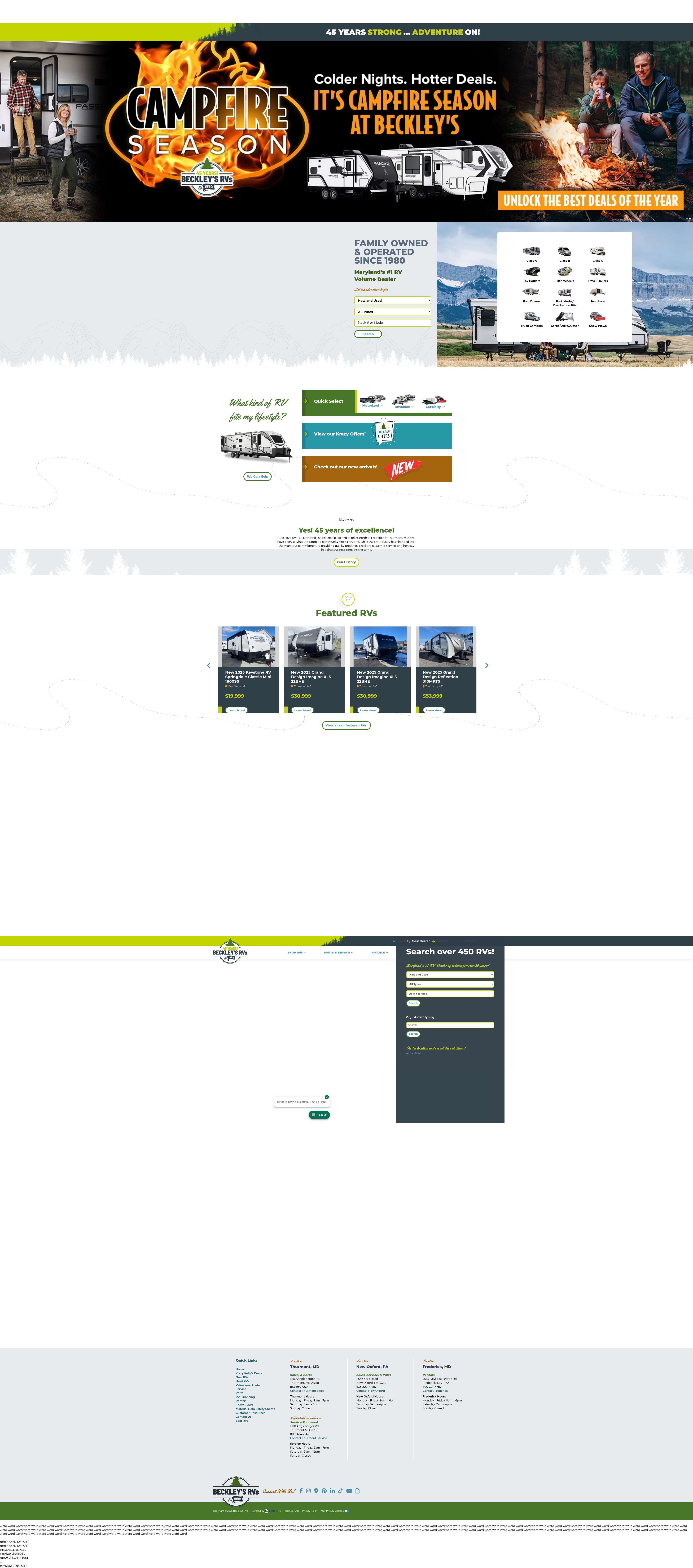 Screenshot of beckleysrvs.com