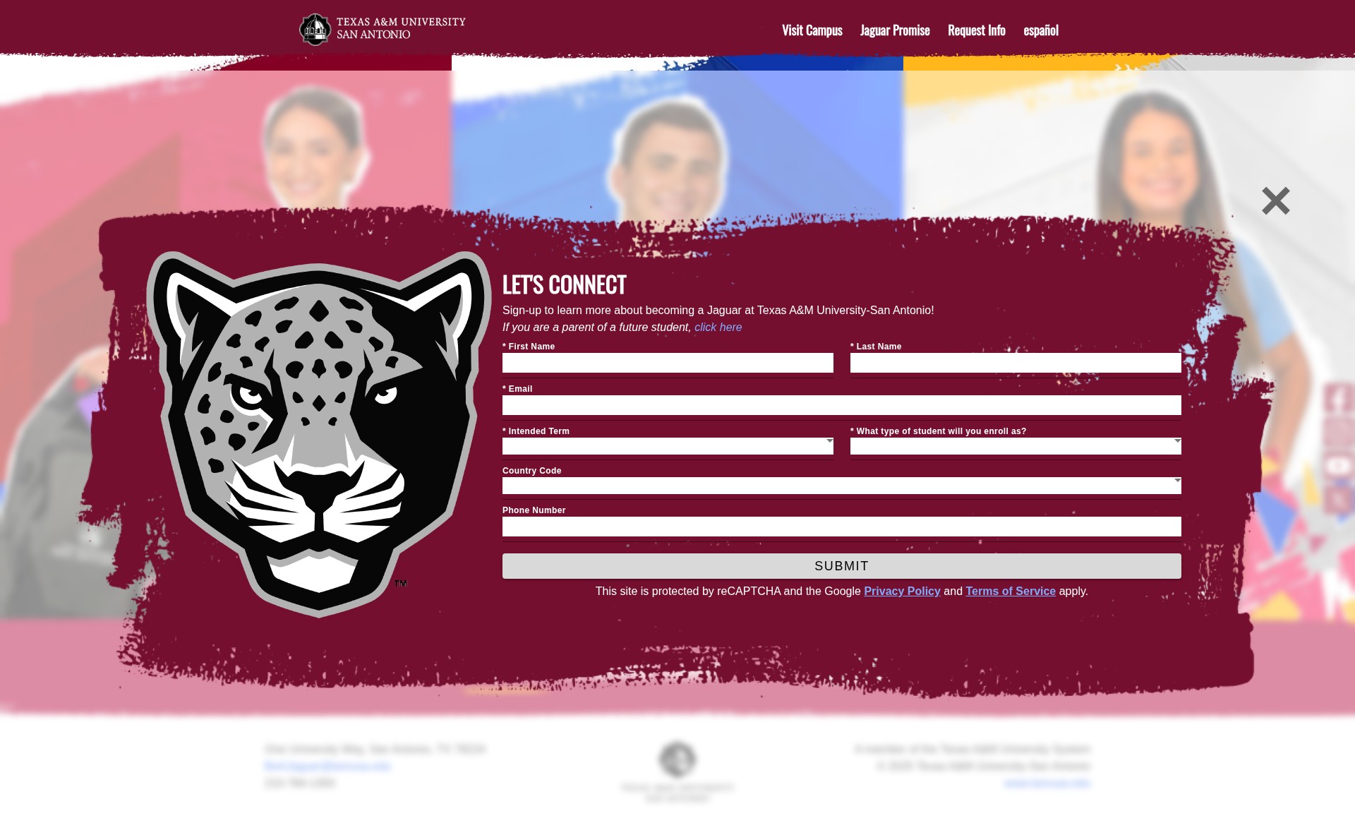 Screenshot of becomeajaguar.com