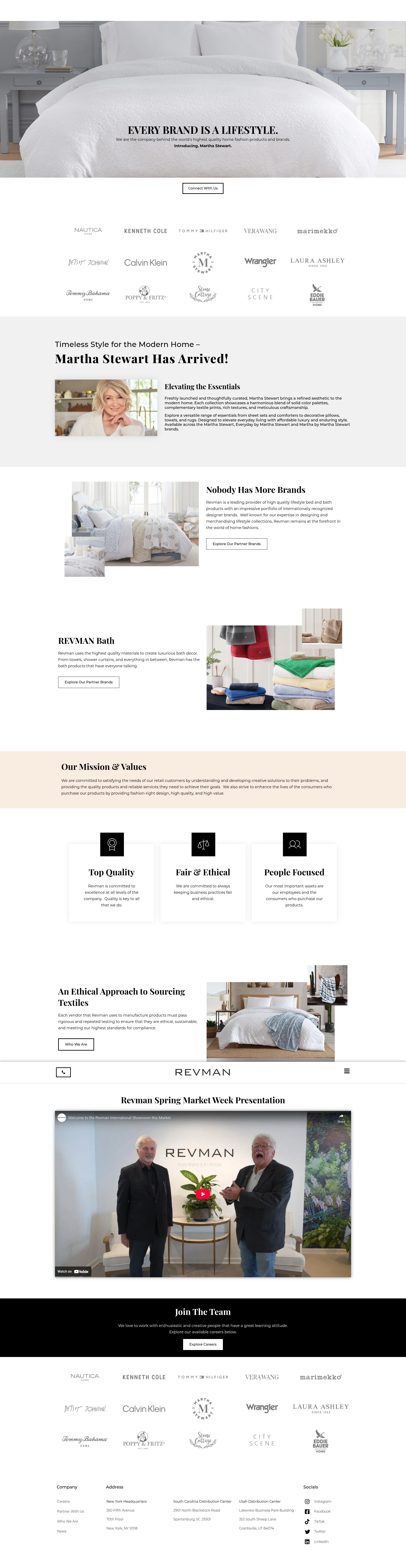 Screenshot of beddingstyles.com