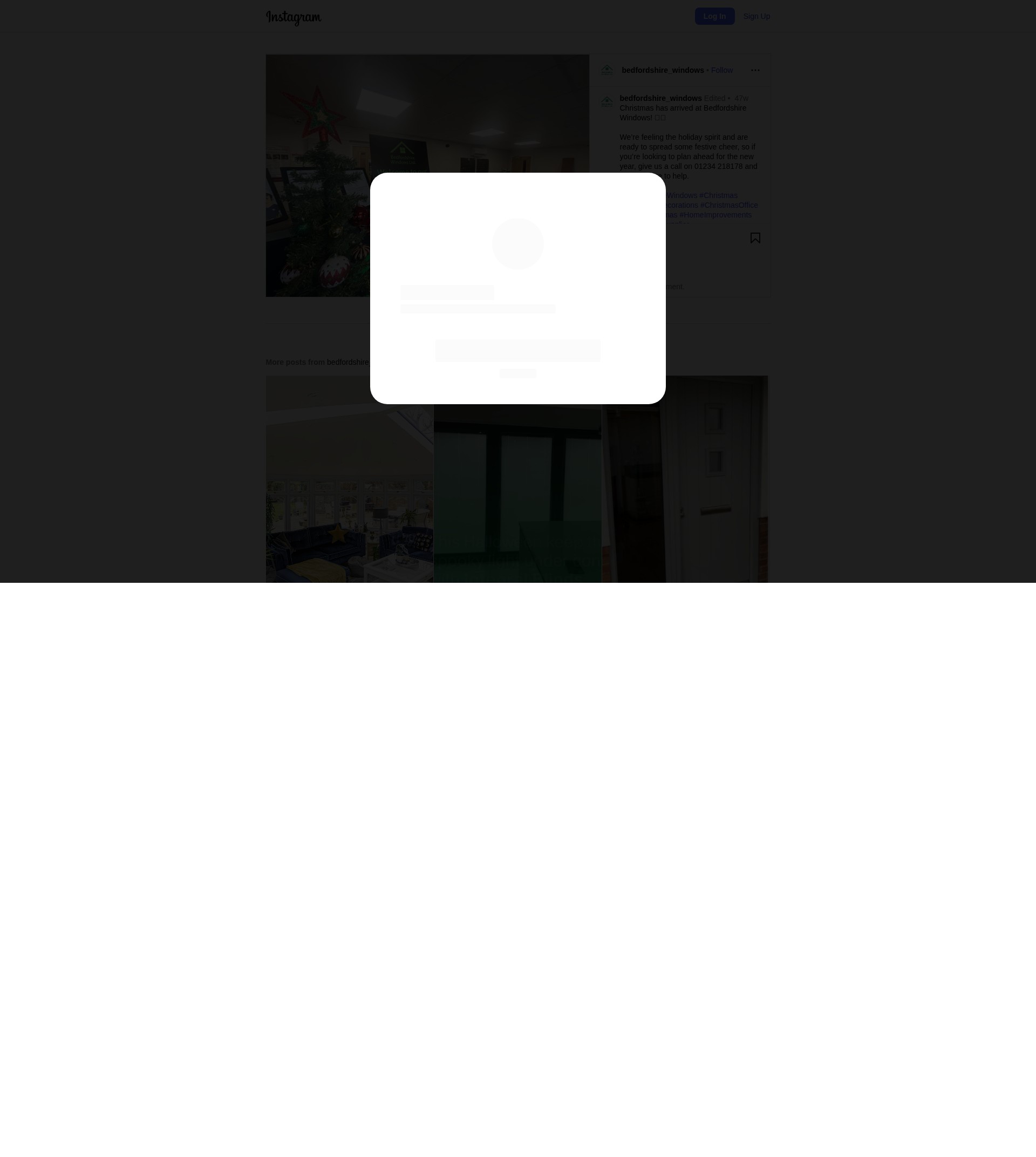 Screenshot of bedfordshirewindows.co.uk