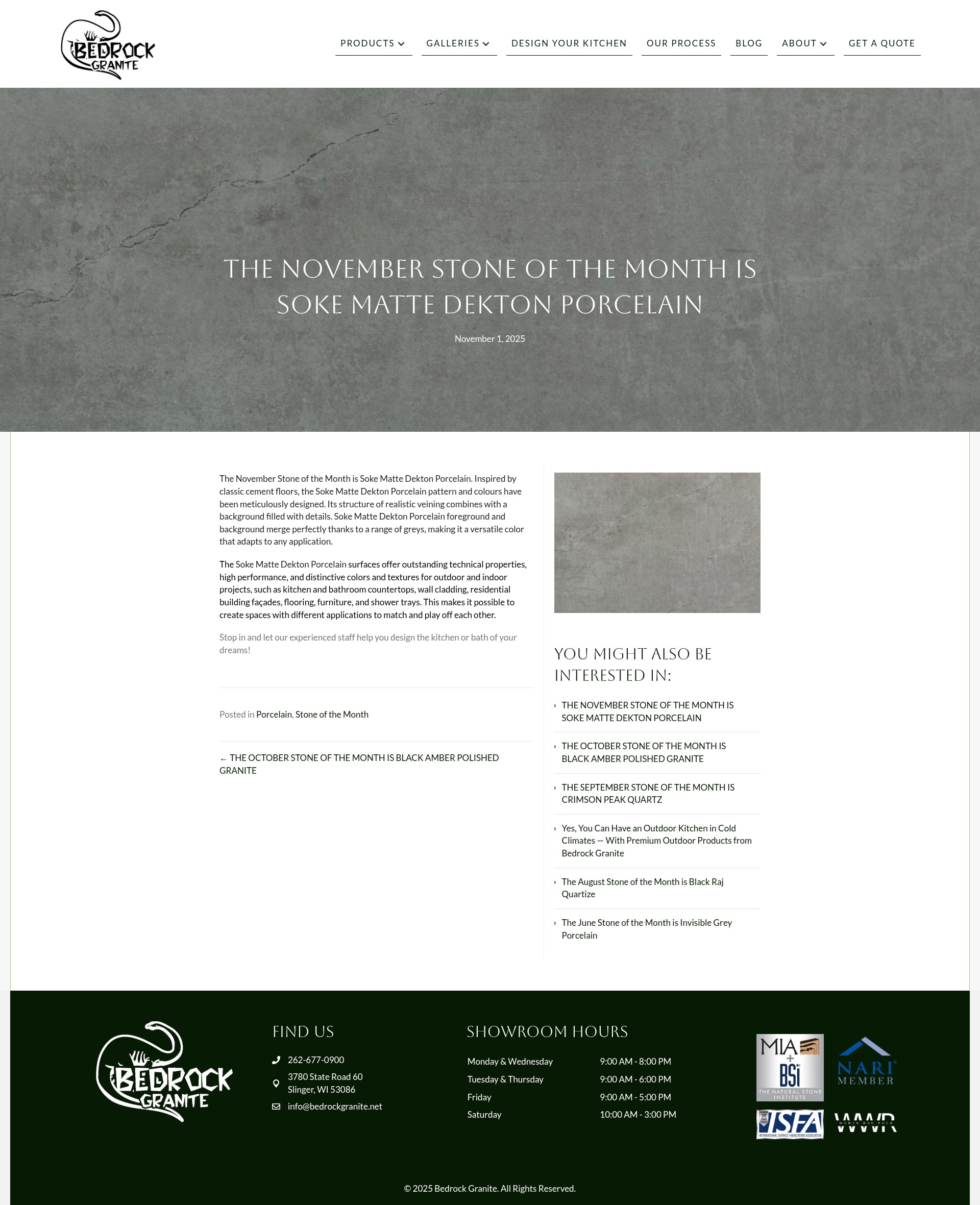Screenshot of bedrockgranite.net