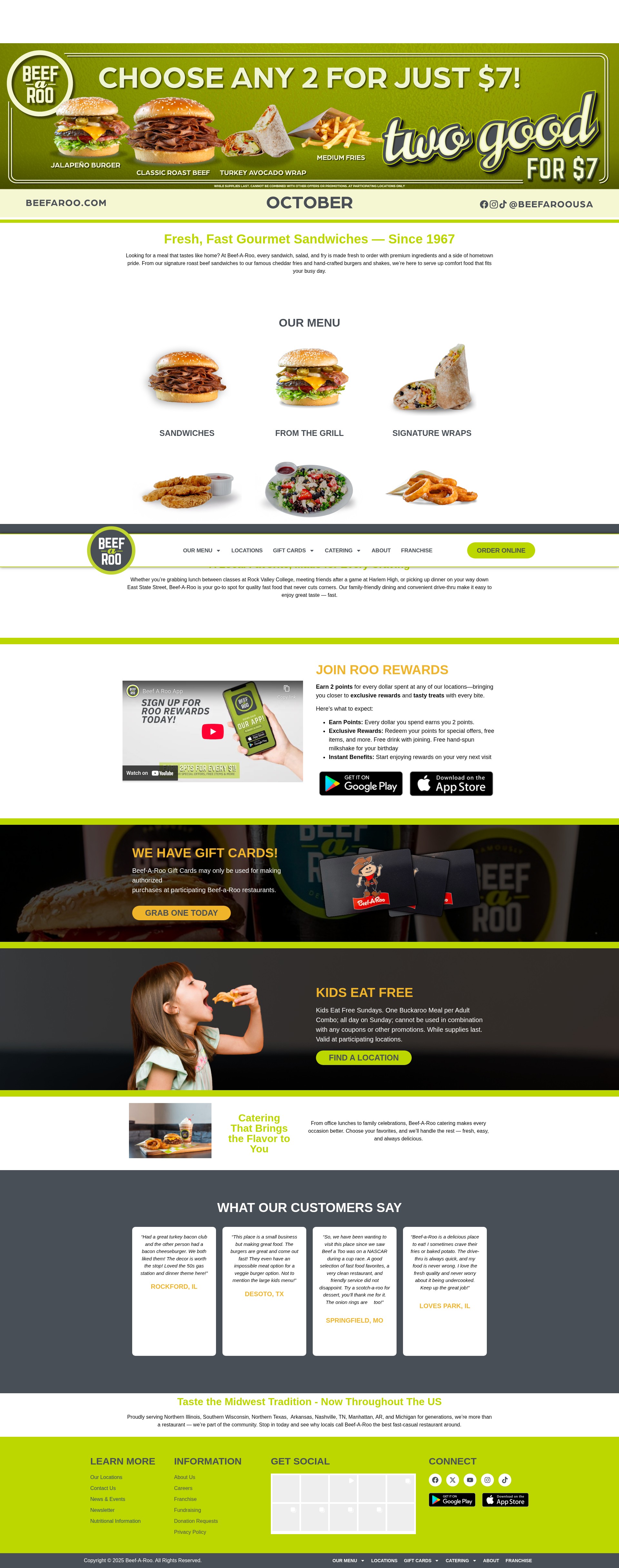 Screenshot of beefaroo.com