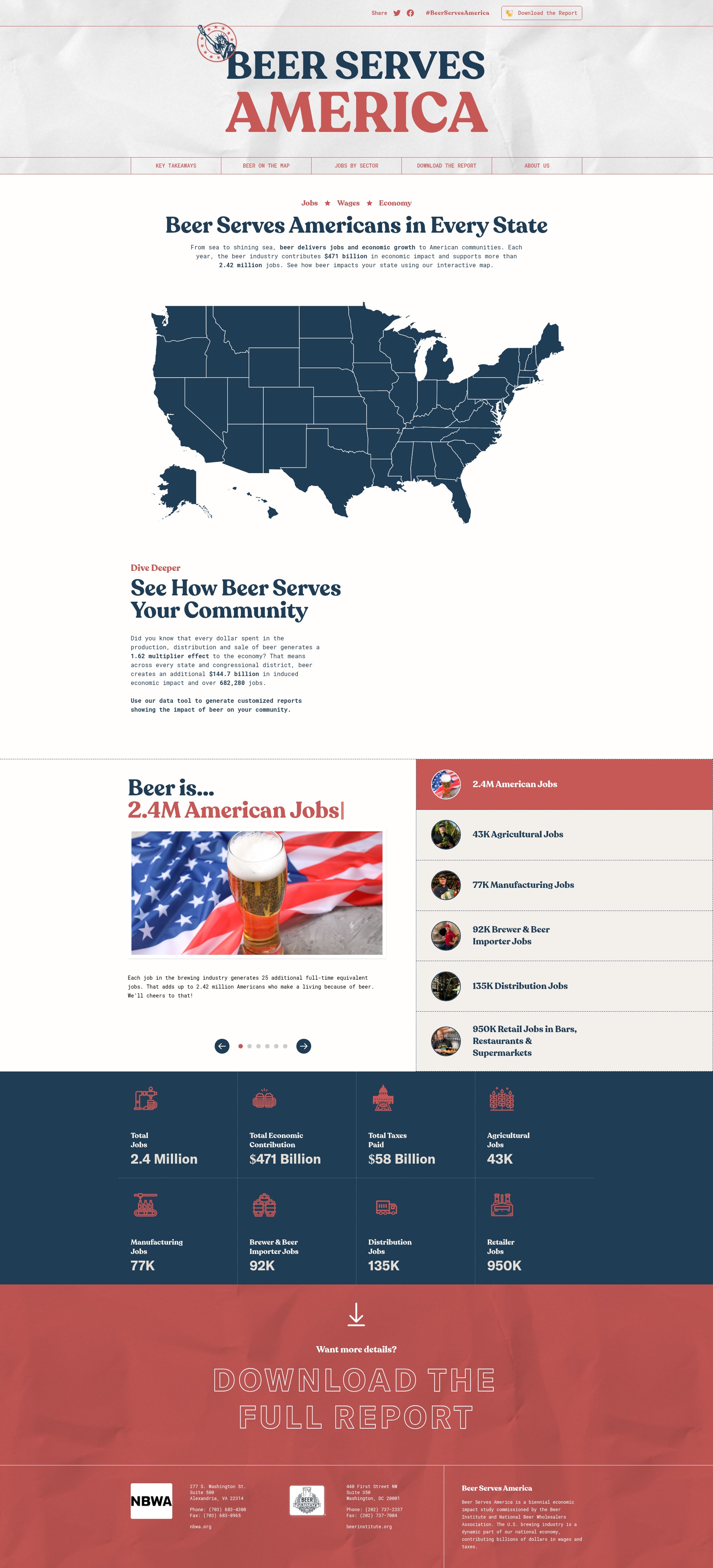 Screenshot of beerservesamerica.org