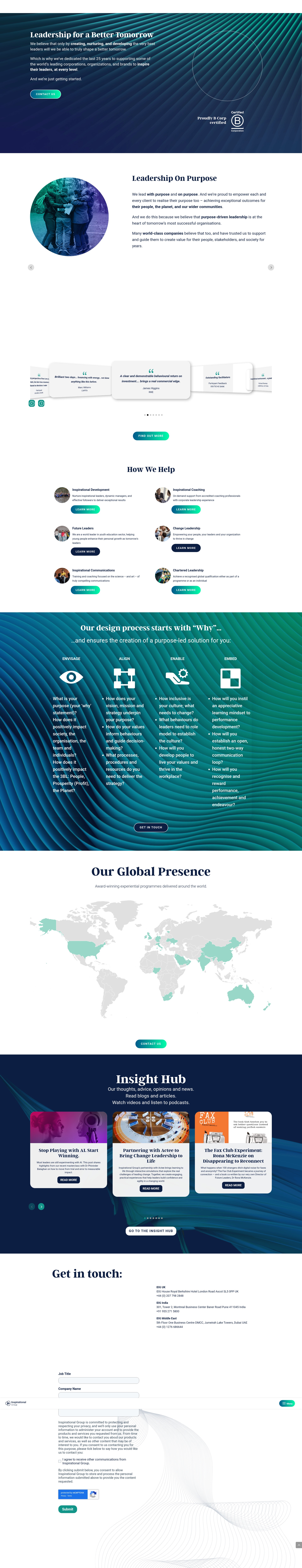 Screenshot of beinspirational.com
