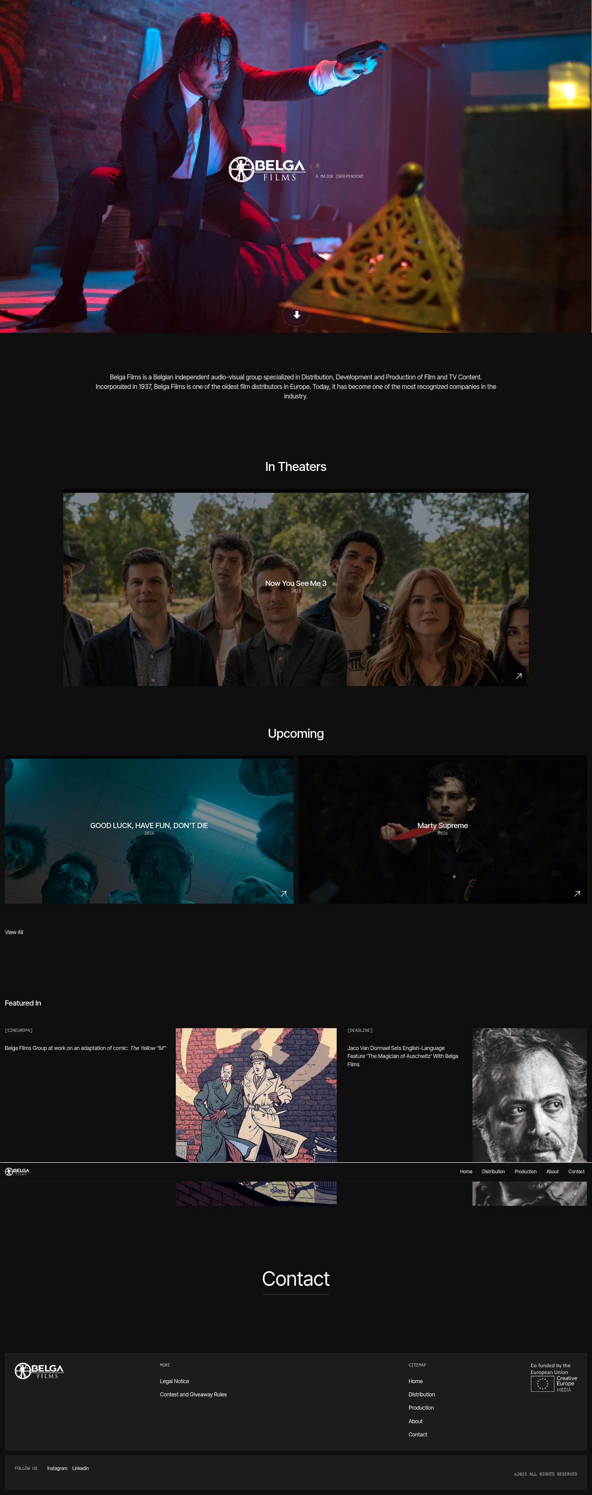 Screenshot of belgafilms.be