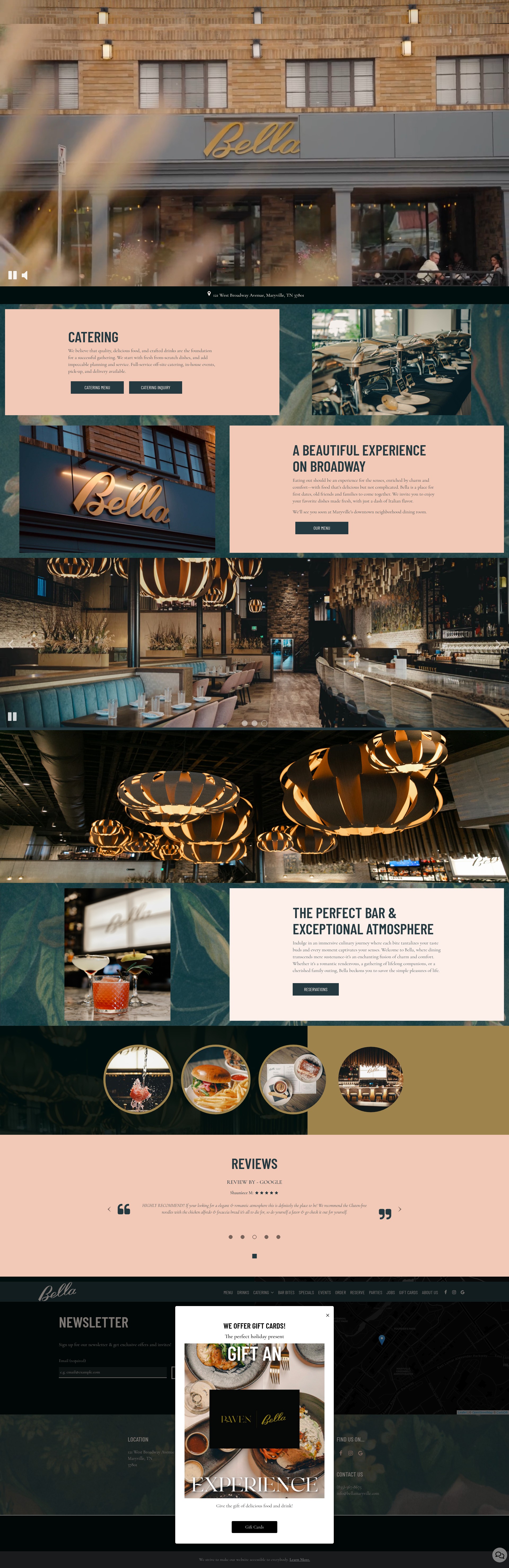 Screenshot of bellamaryville.com