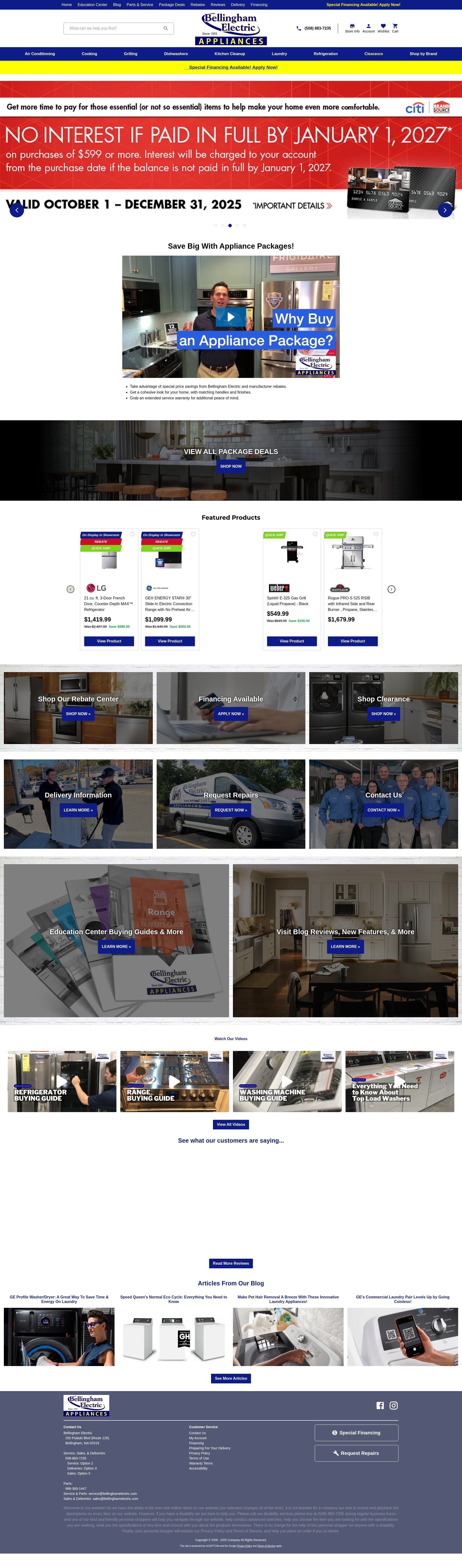 Screenshot of bellinghamelectric.com