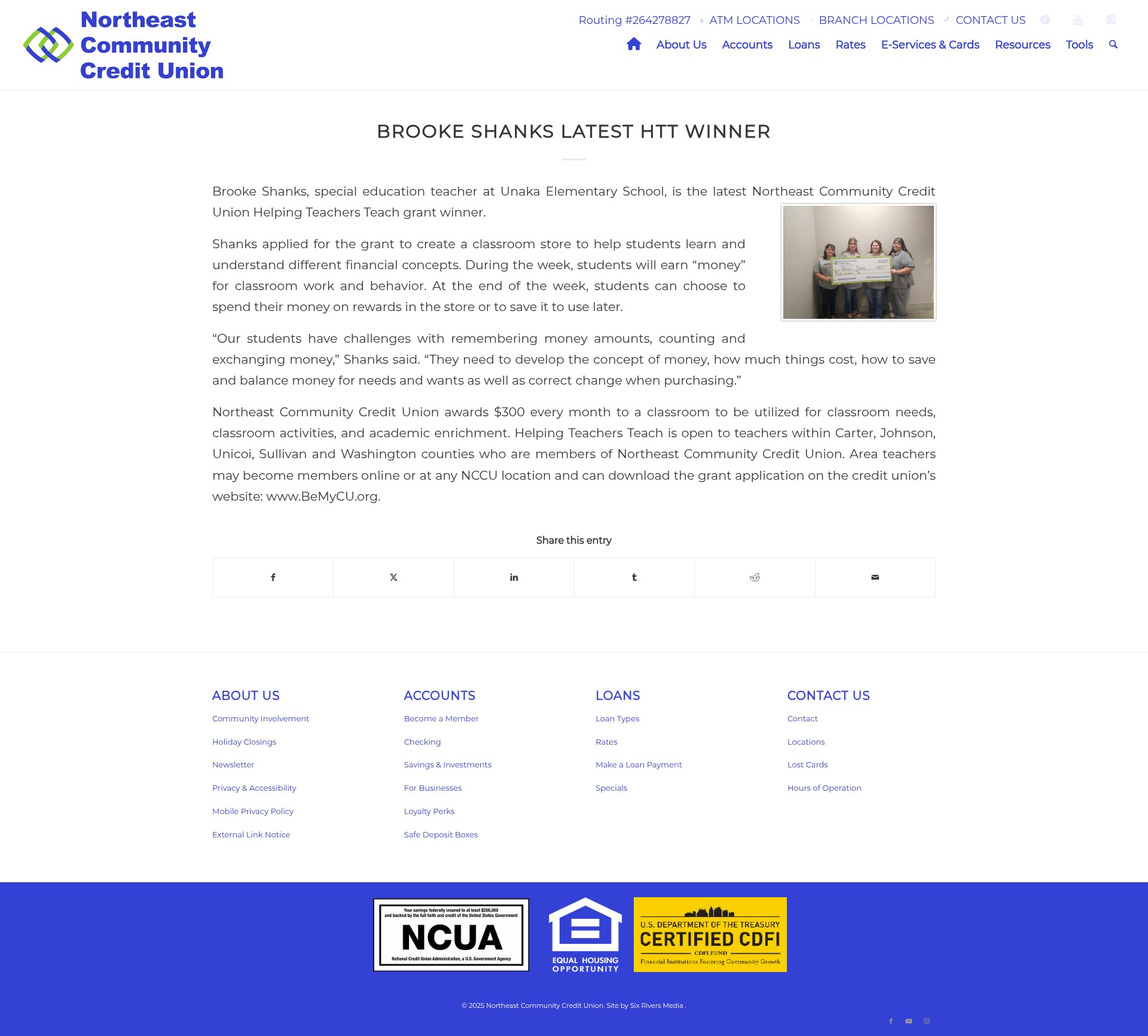 Screenshot of bemycu.org