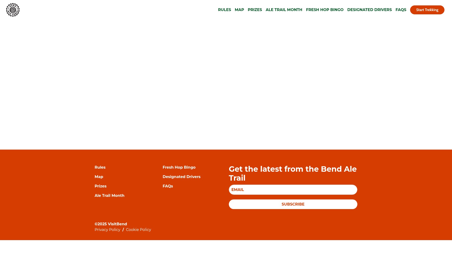 Screenshot of bendaletrail.com