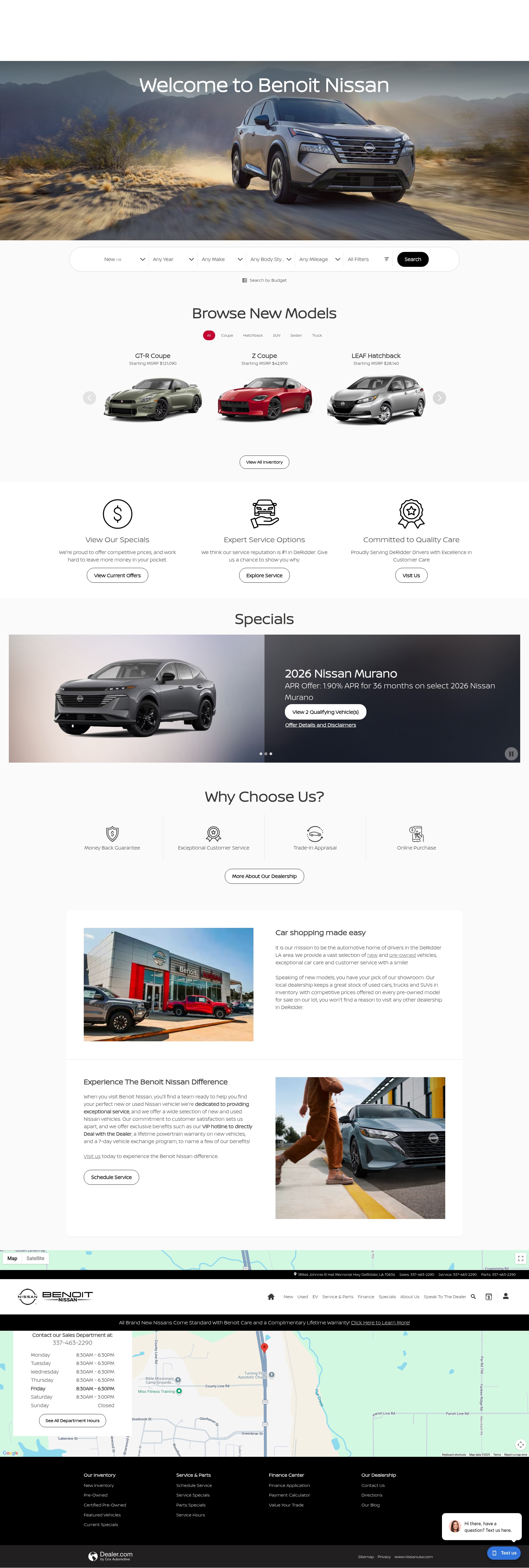 Screenshot of benoitnissan.com