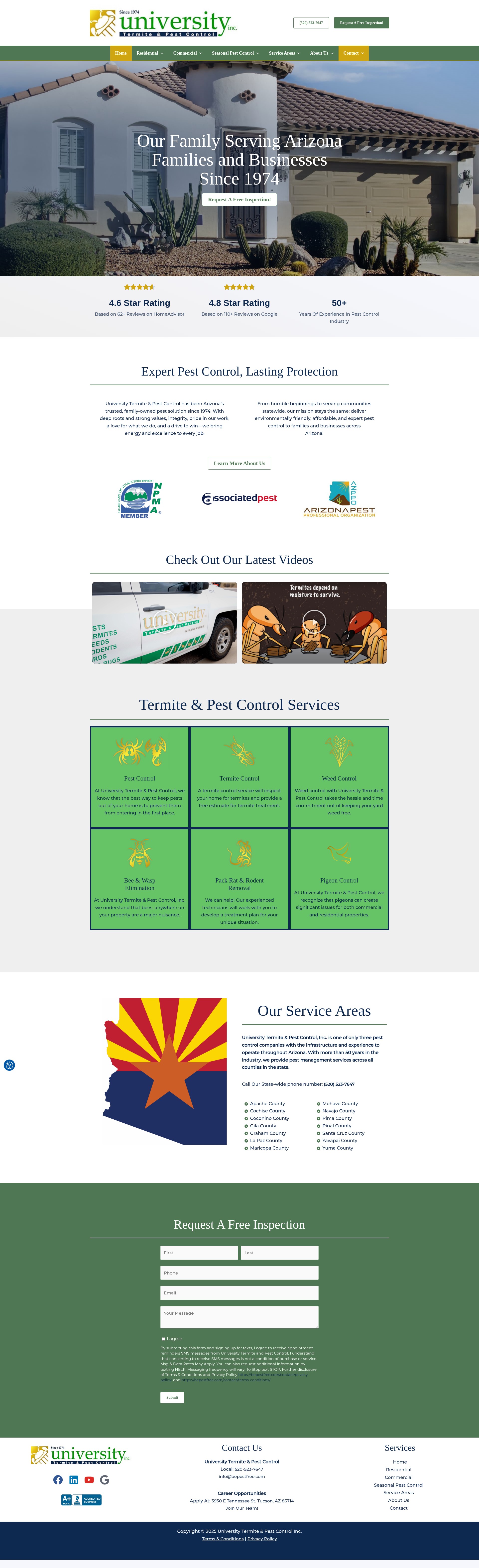 Screenshot of bepestfree.com