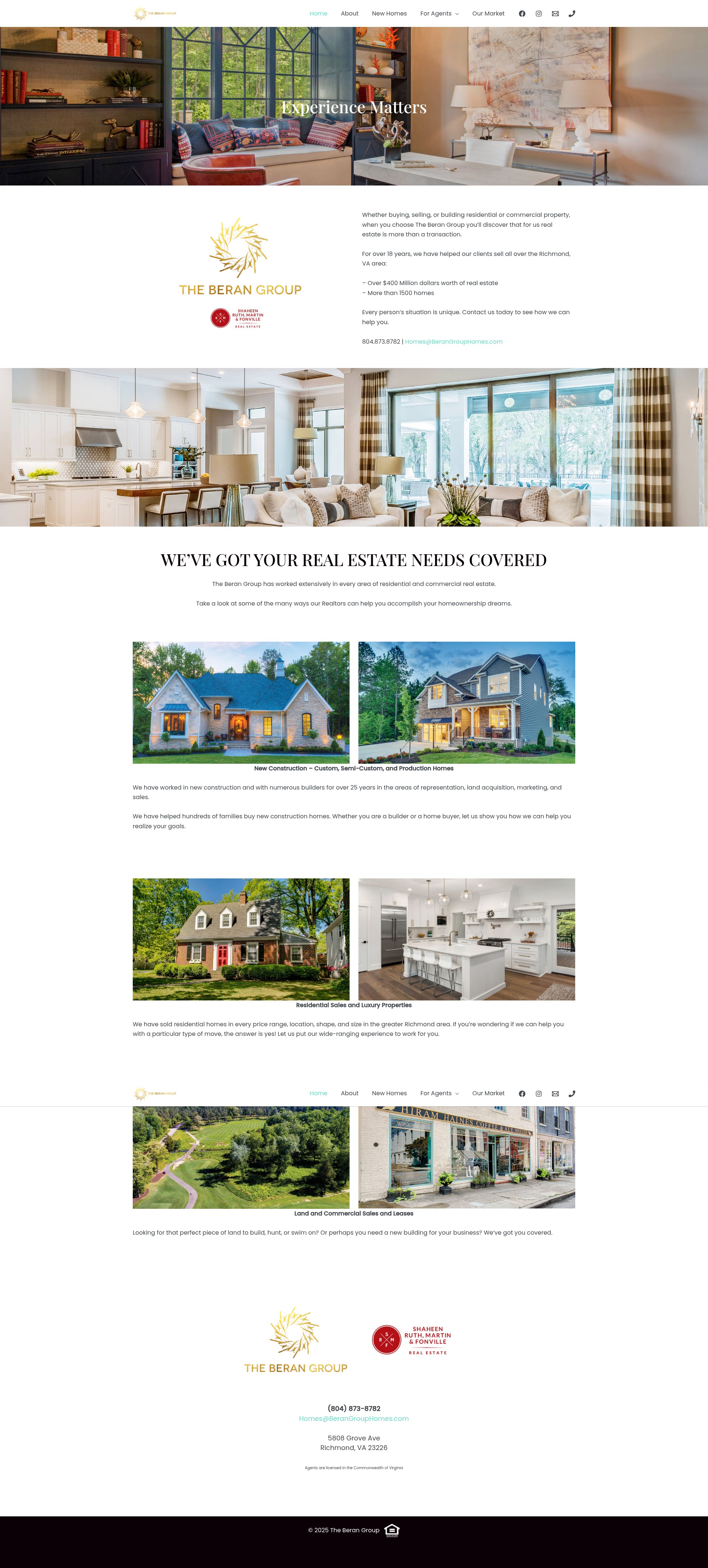 Screenshot of berangrouphomes.com