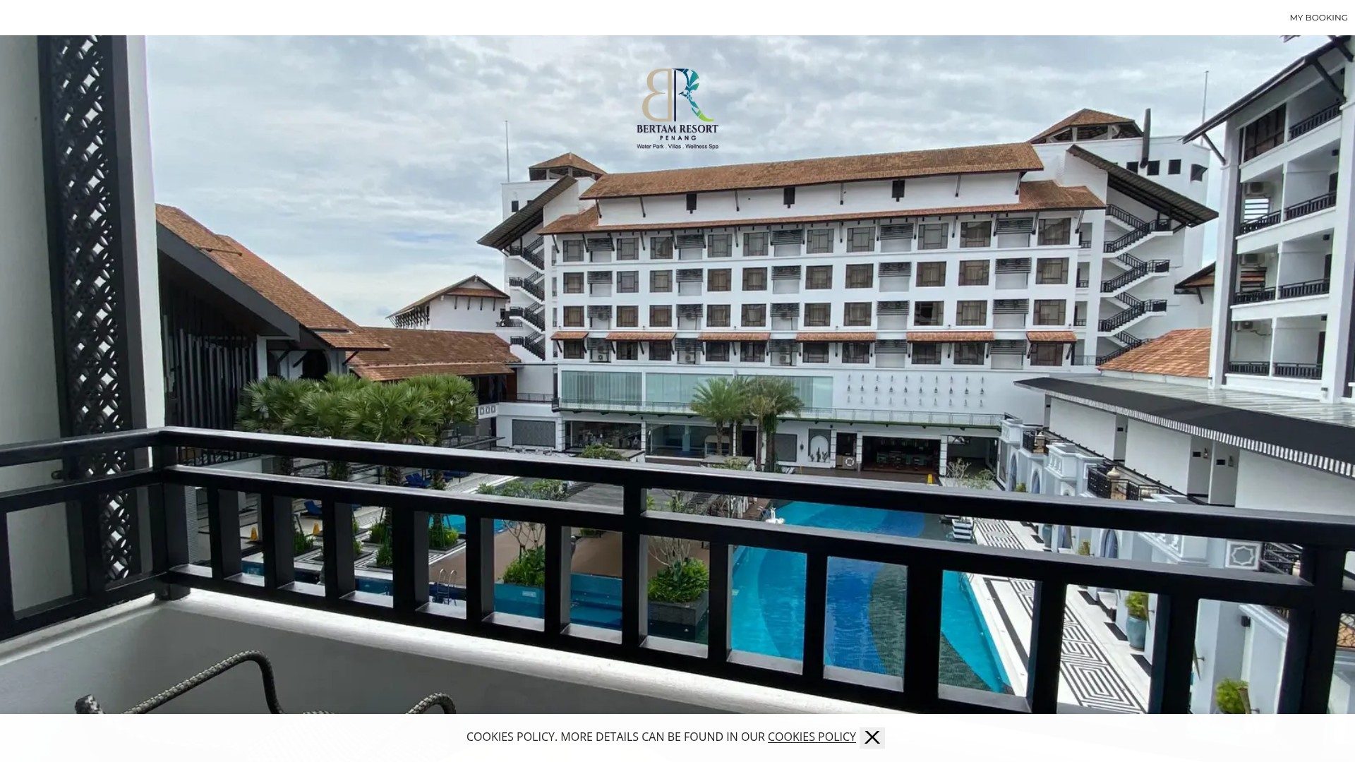 Screenshot of bertamresort.com