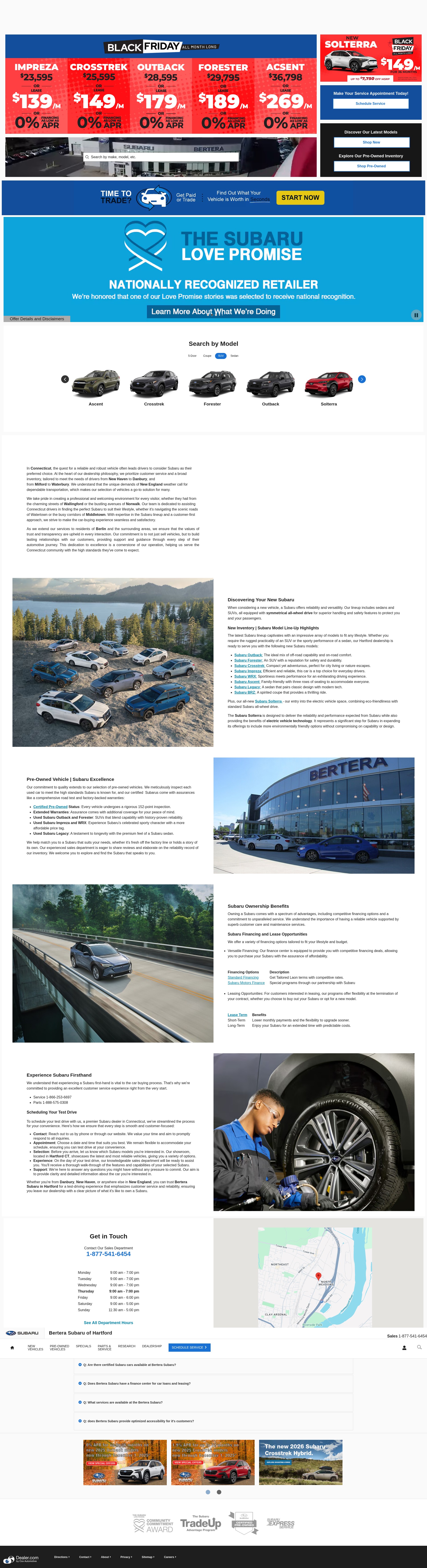 Screenshot of berteramotors.com