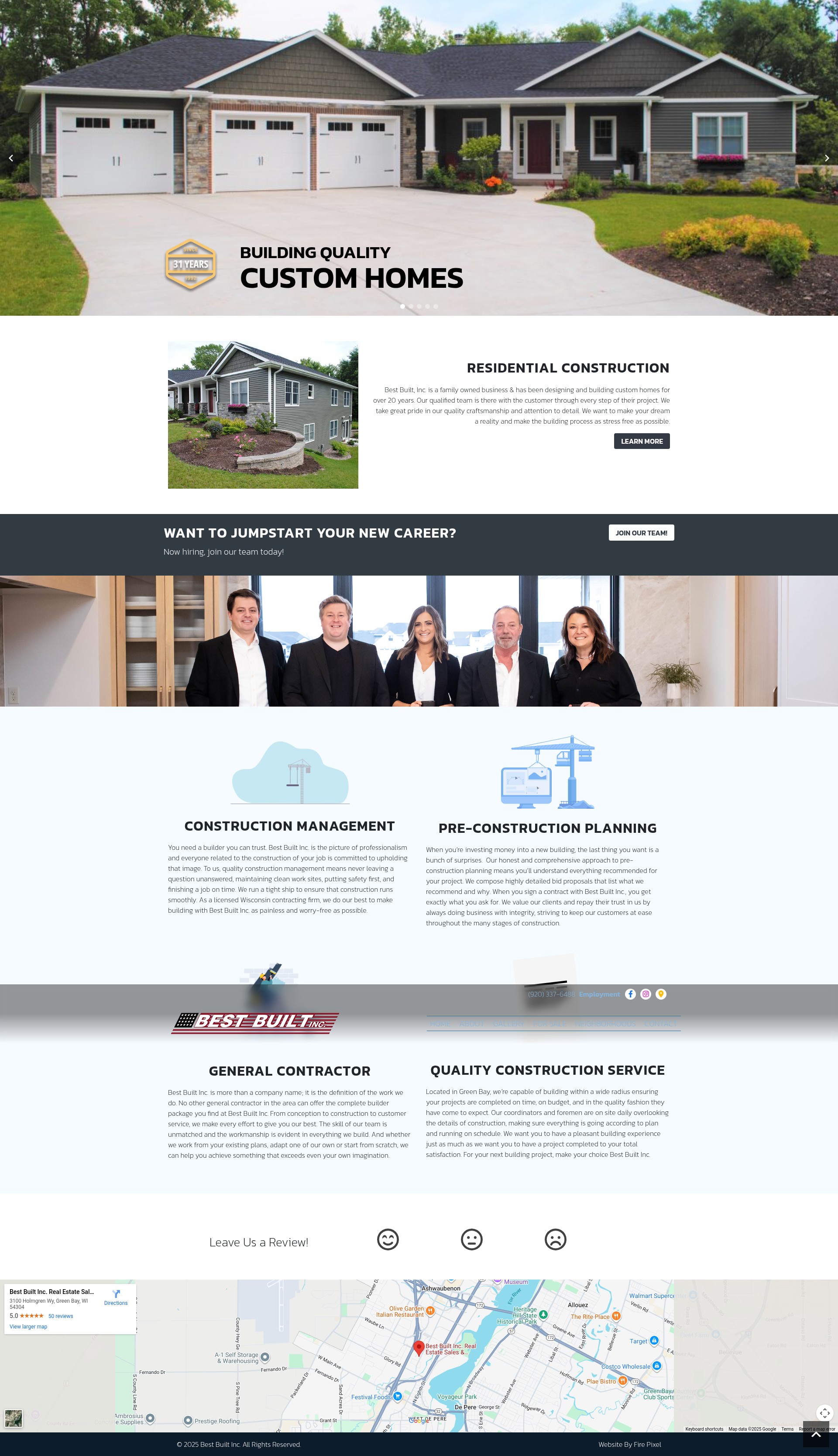 Screenshot of bestbuiltinc.com