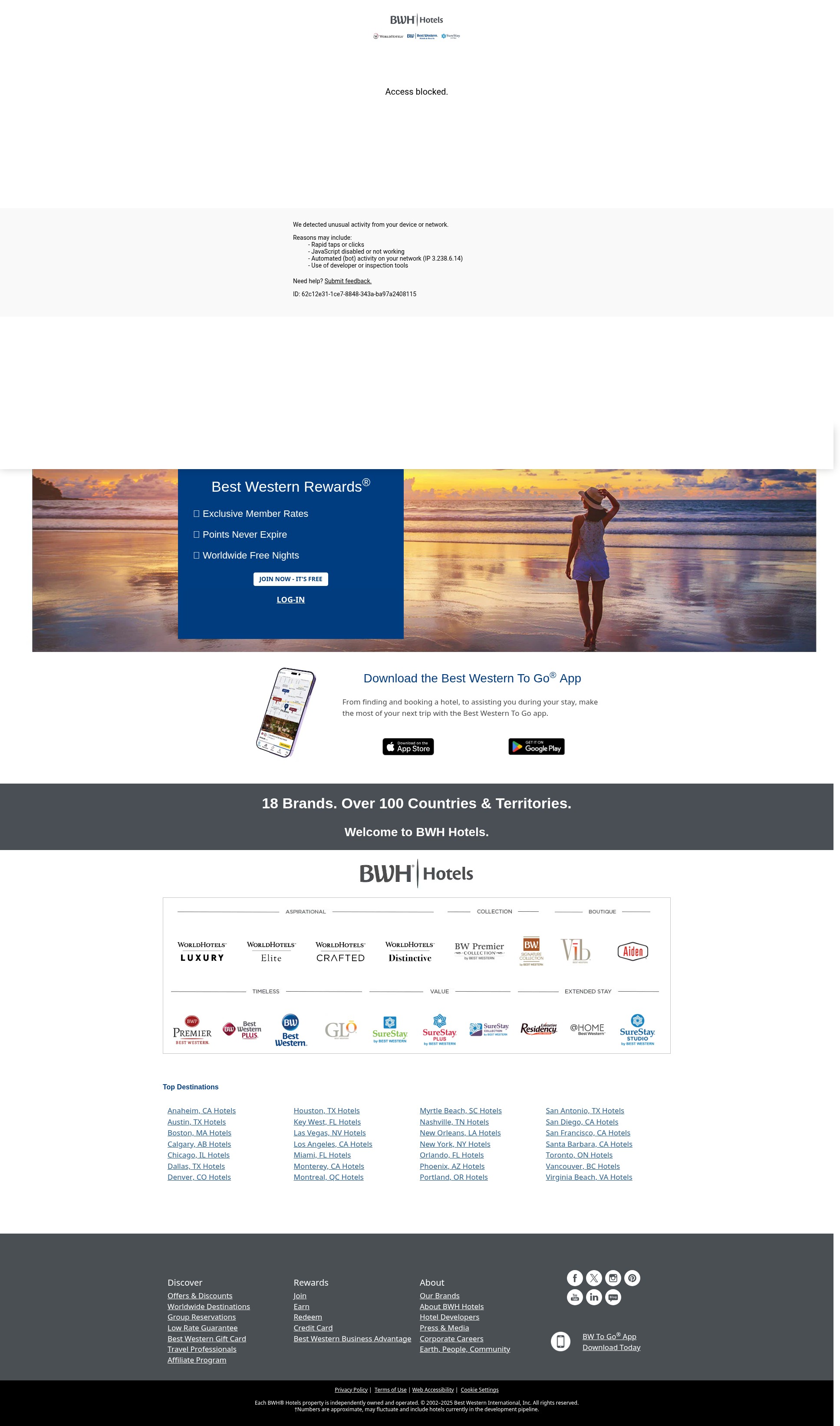Screenshot of bestwesternvirginia.com