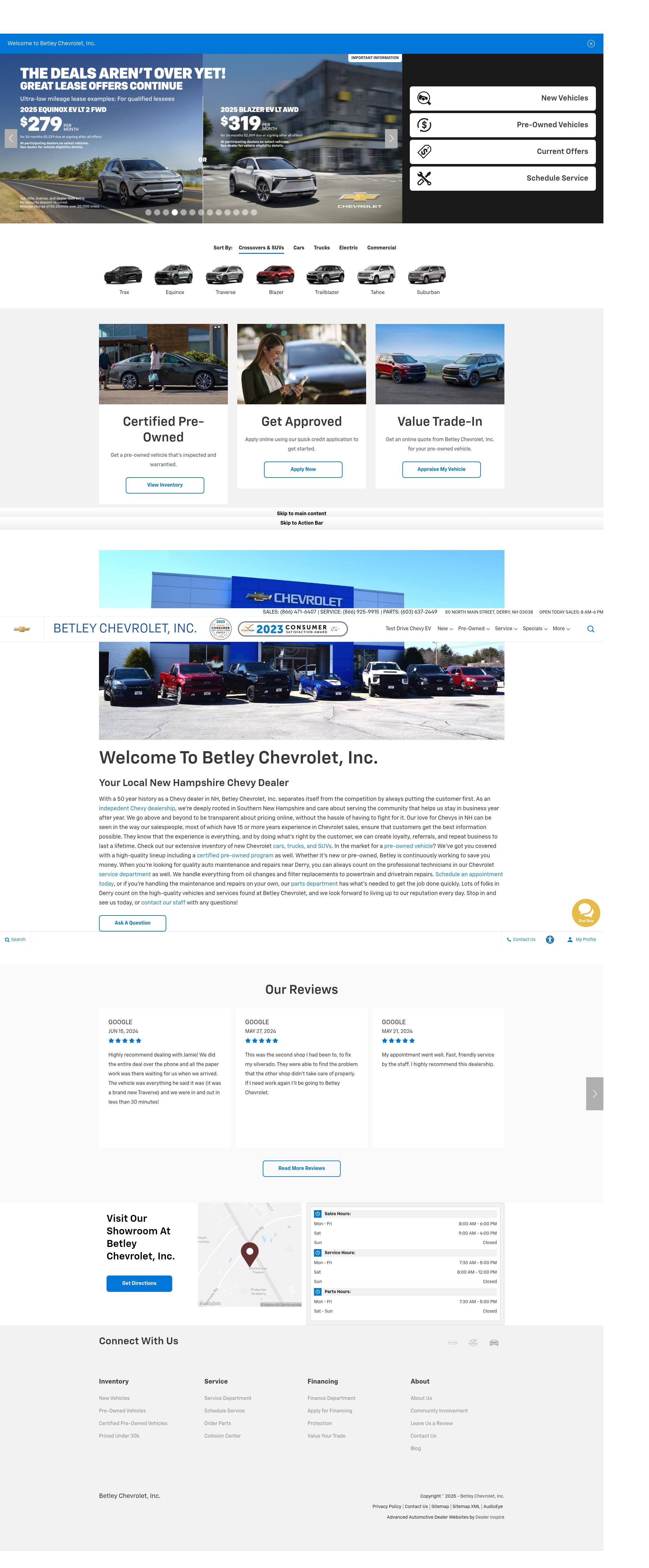 Screenshot of betley.com