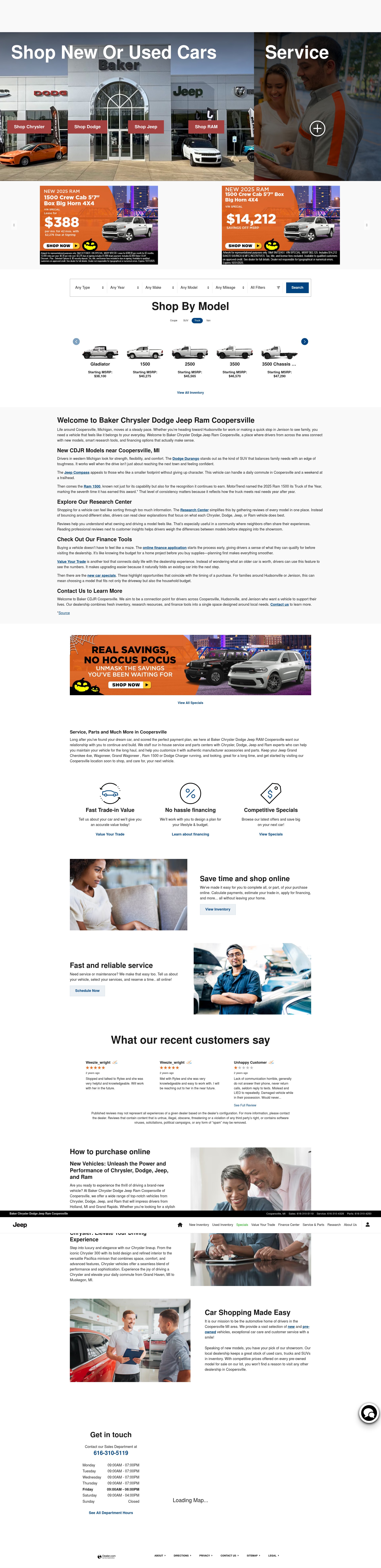 Screenshot of bettenbakercdjrcoopersville.com