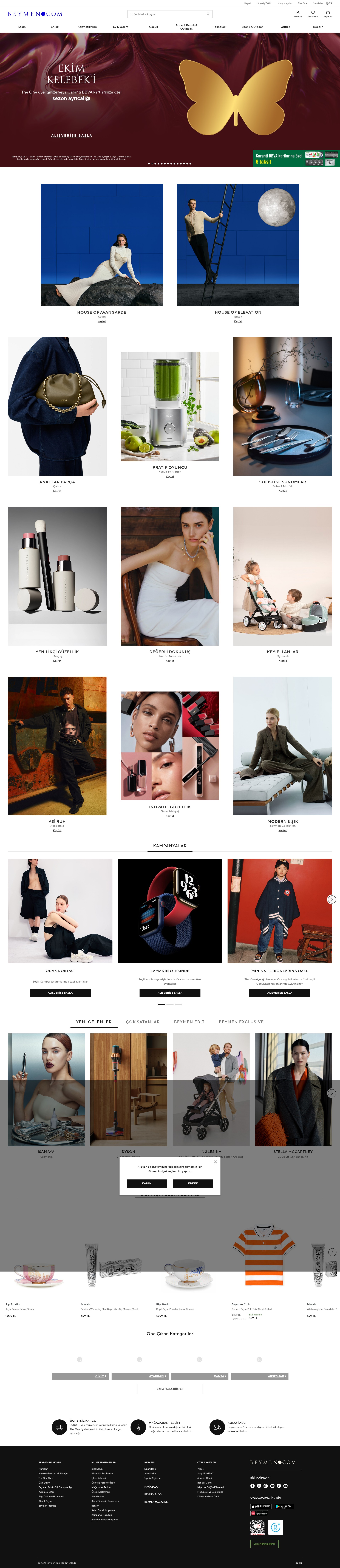 Screenshot of beymen.com