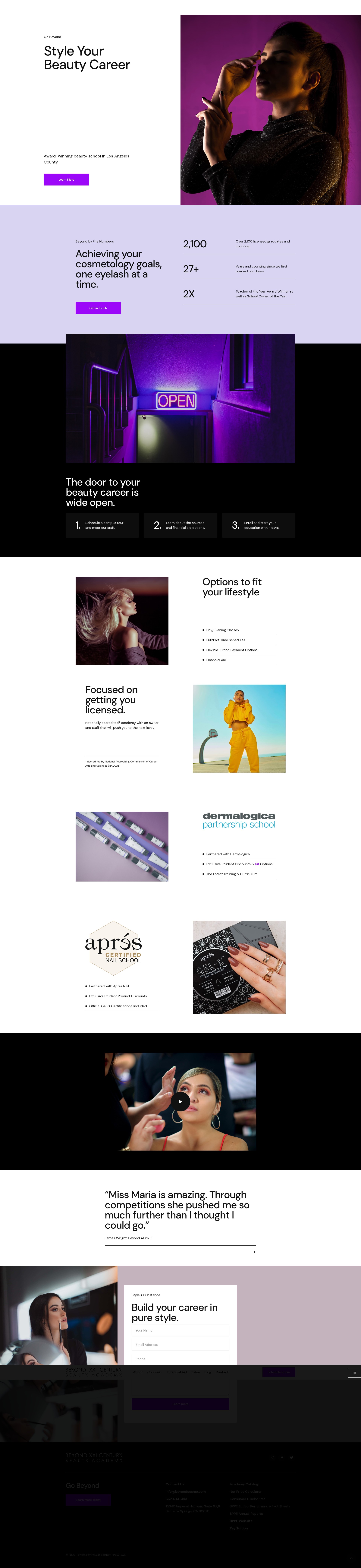 Screenshot of beyondcosmo.com