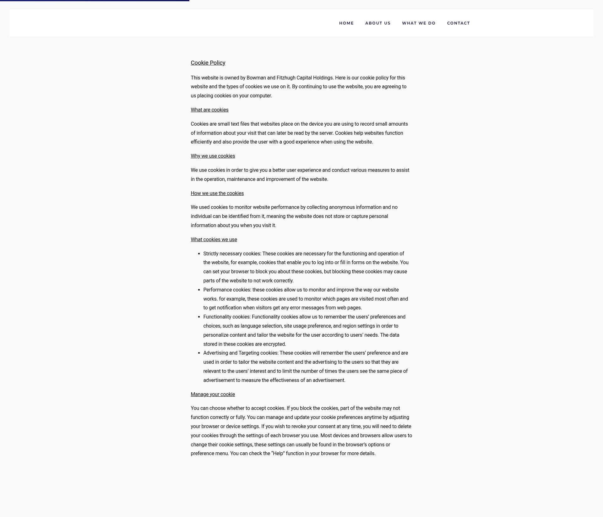 Screenshot of bfcapital.com