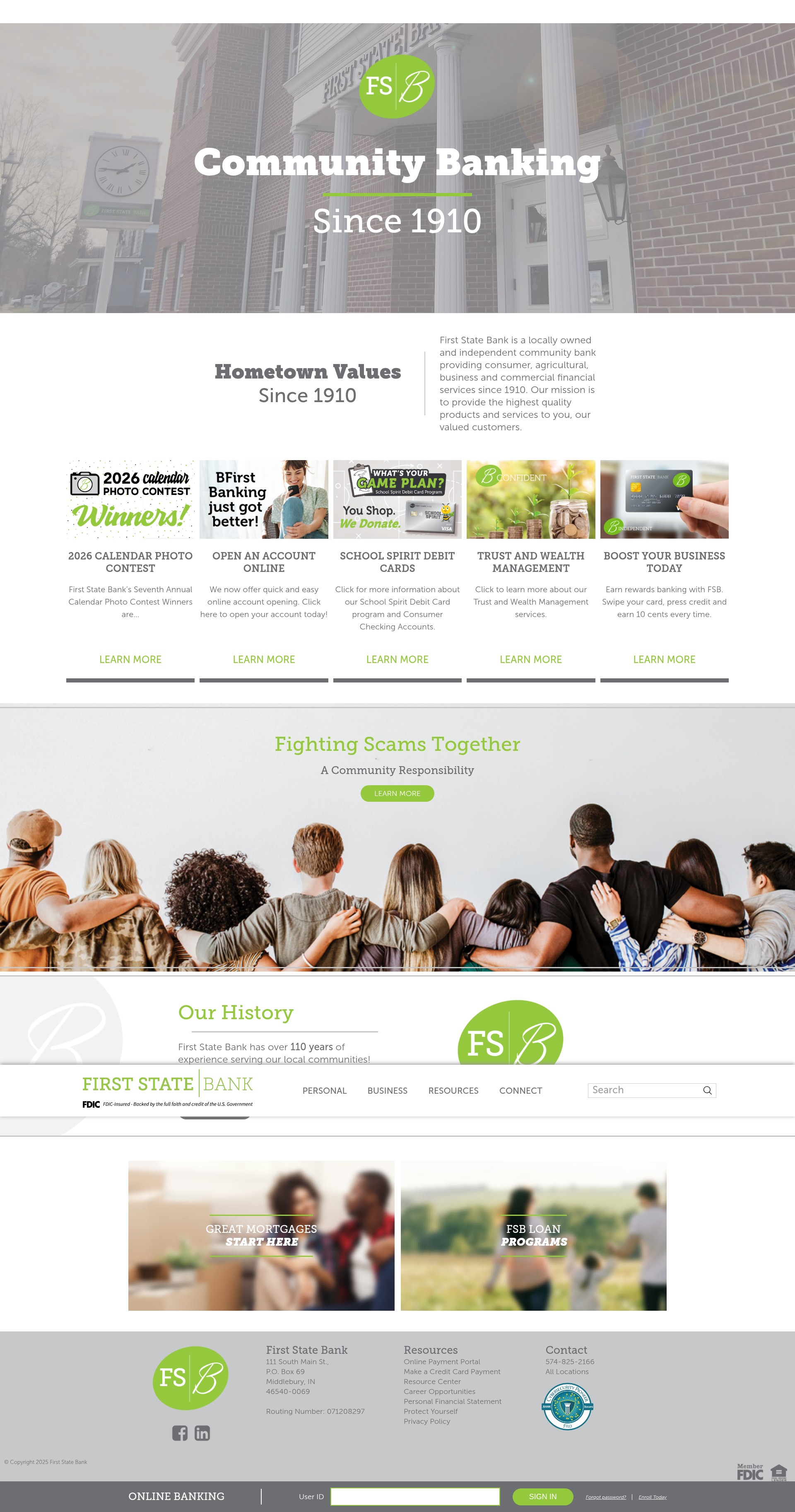 Screenshot of bfirst.bank