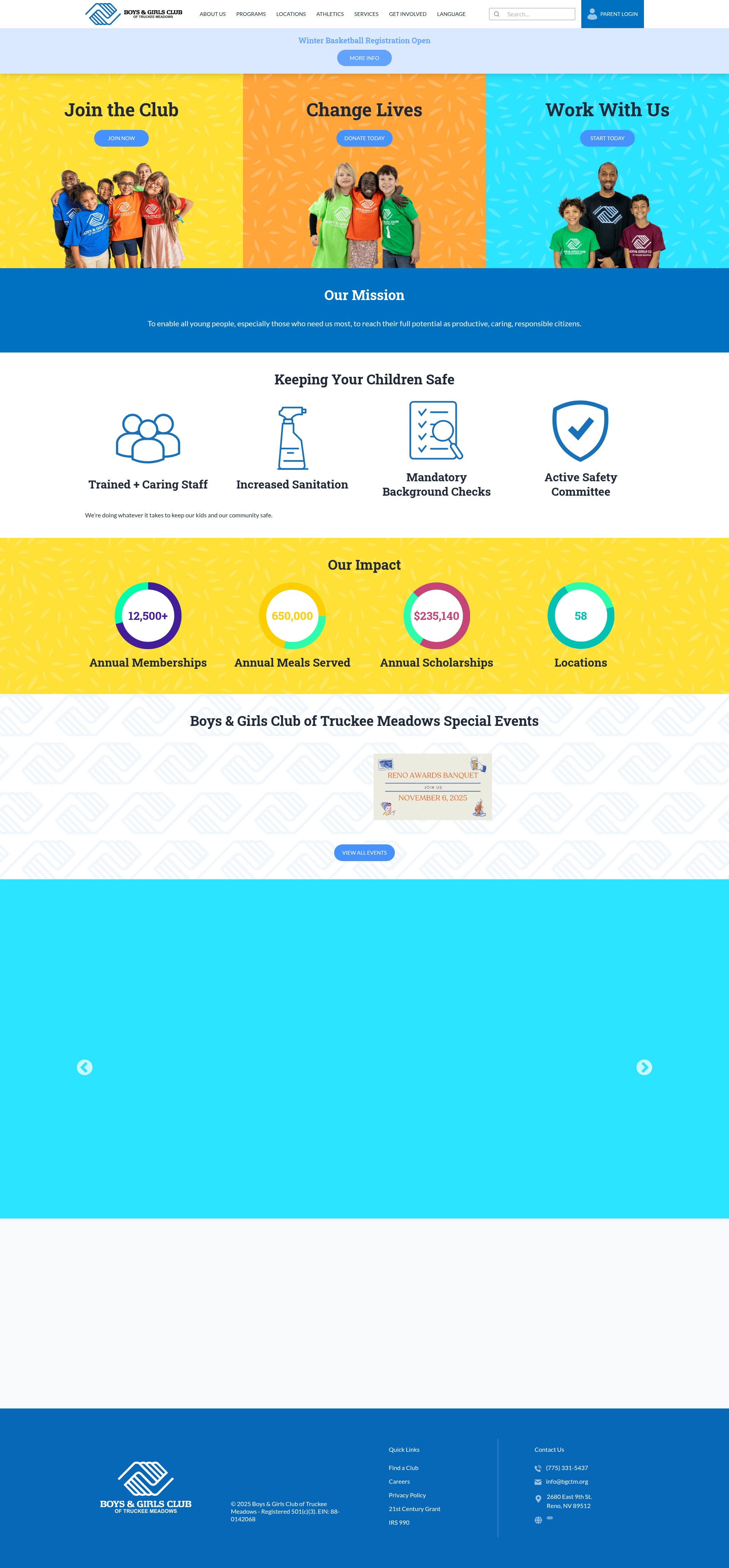 Screenshot of bgctm.org