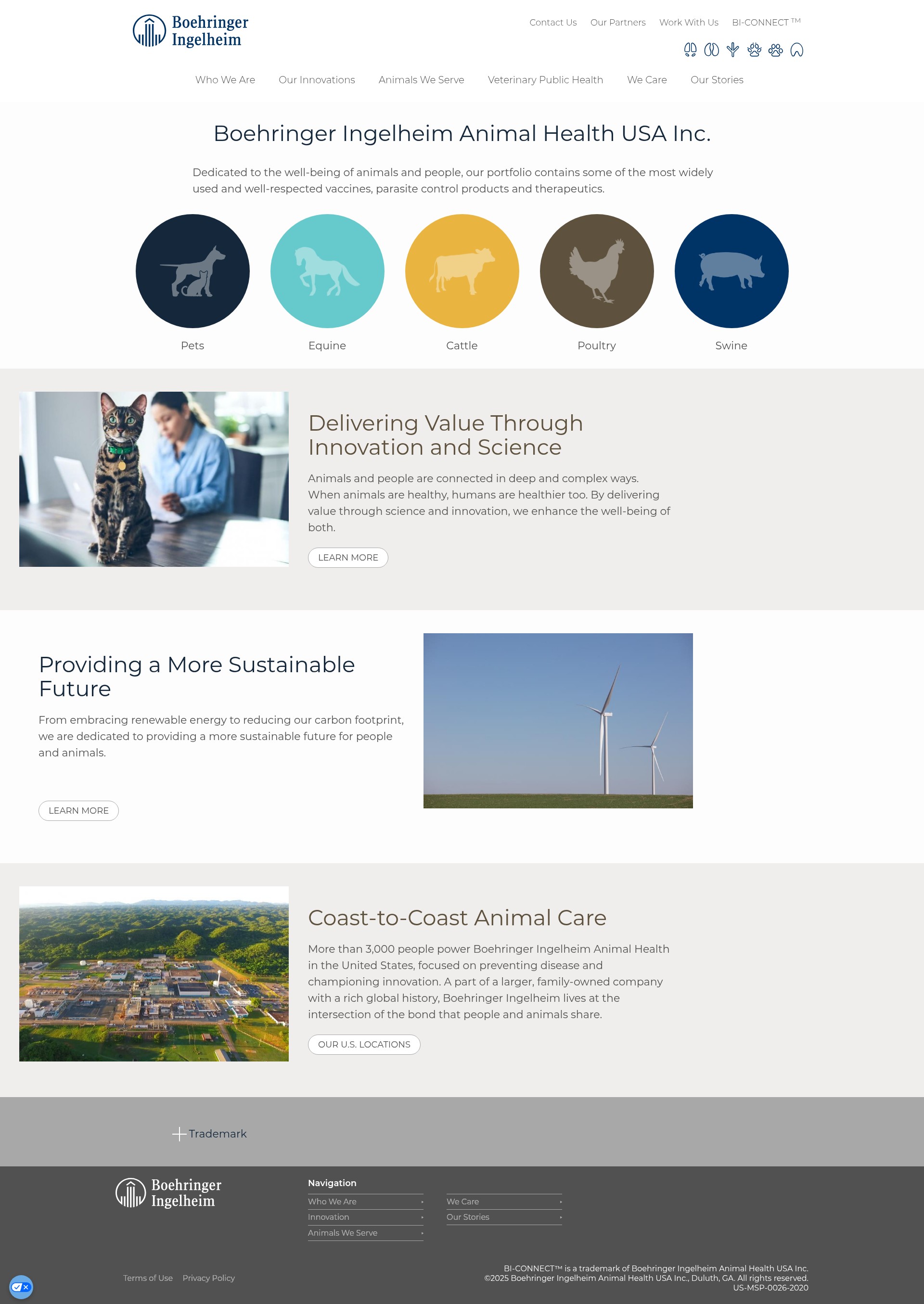 Screenshot of bi-animalhealth.com