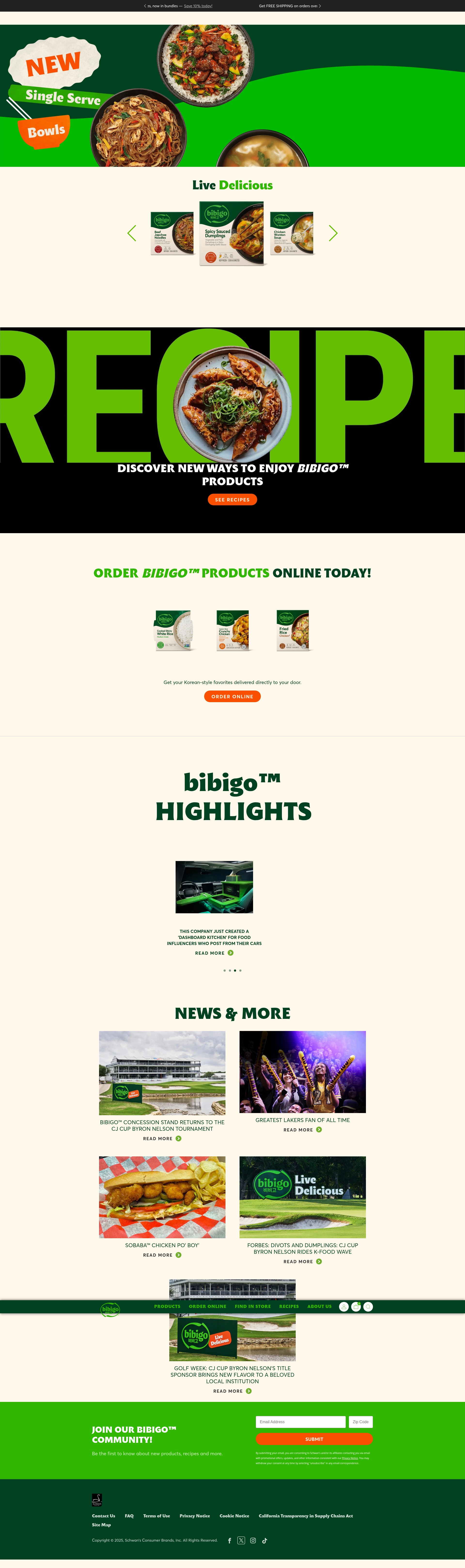 Screenshot of bibigousa.com