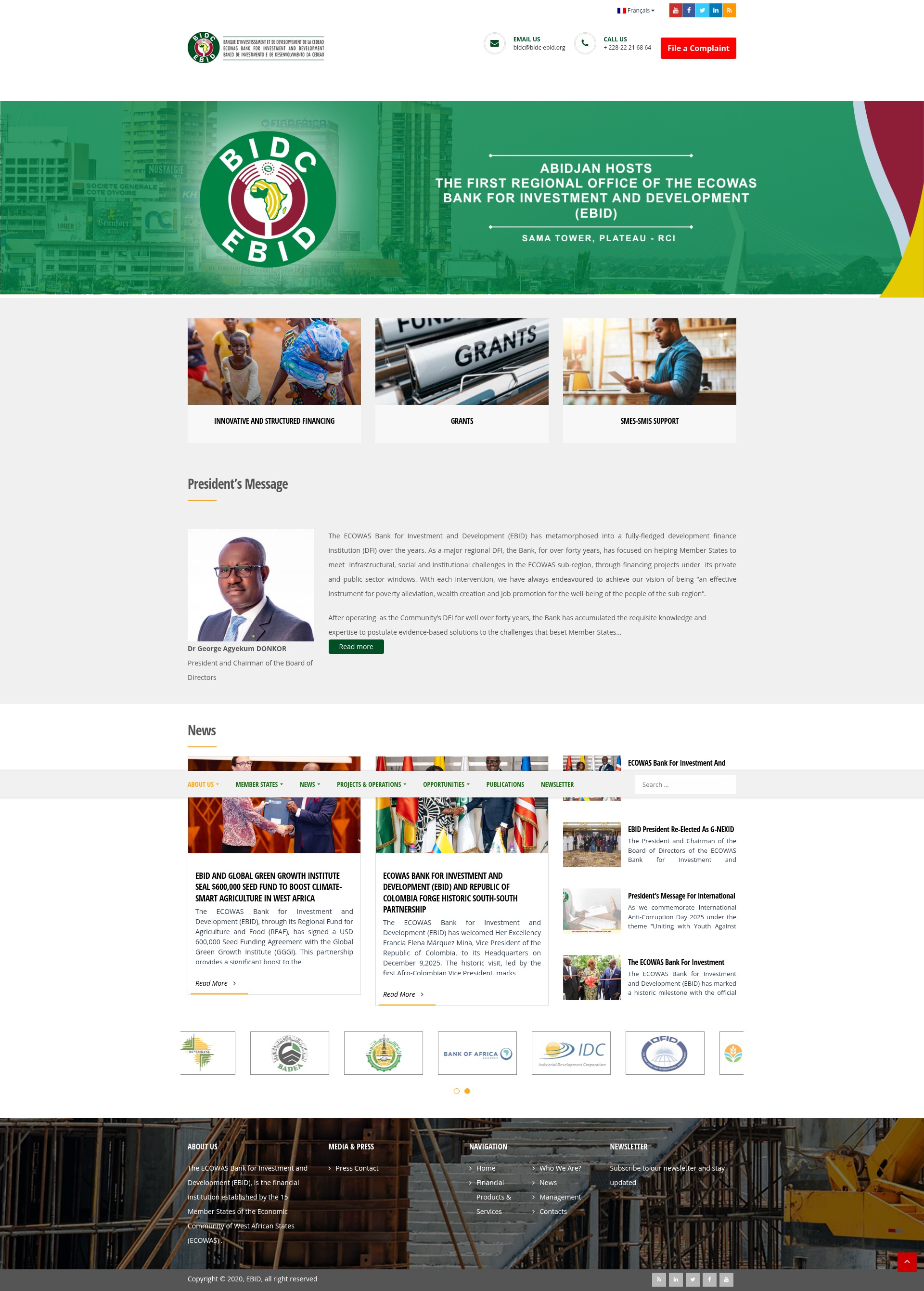 Screenshot of bidc-ebid.org