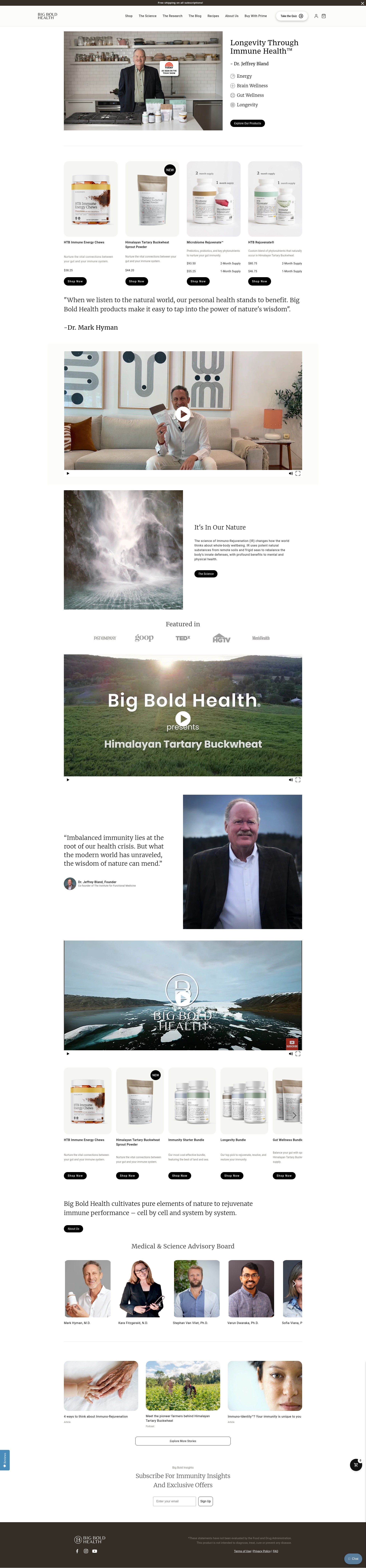 Screenshot of bigboldhealth.com