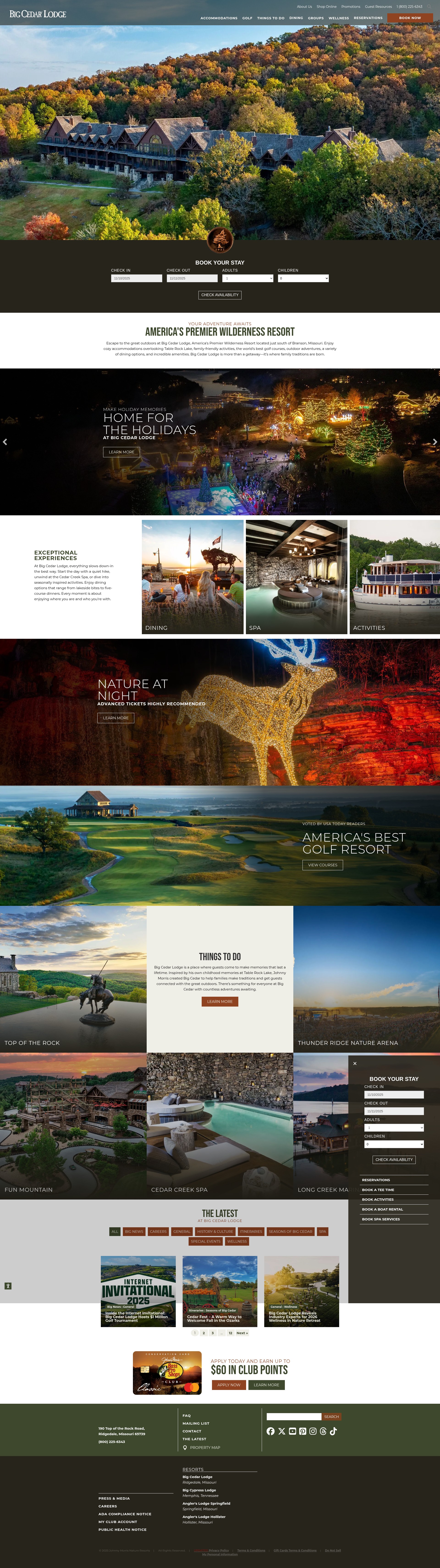 Screenshot of bigcedar.com