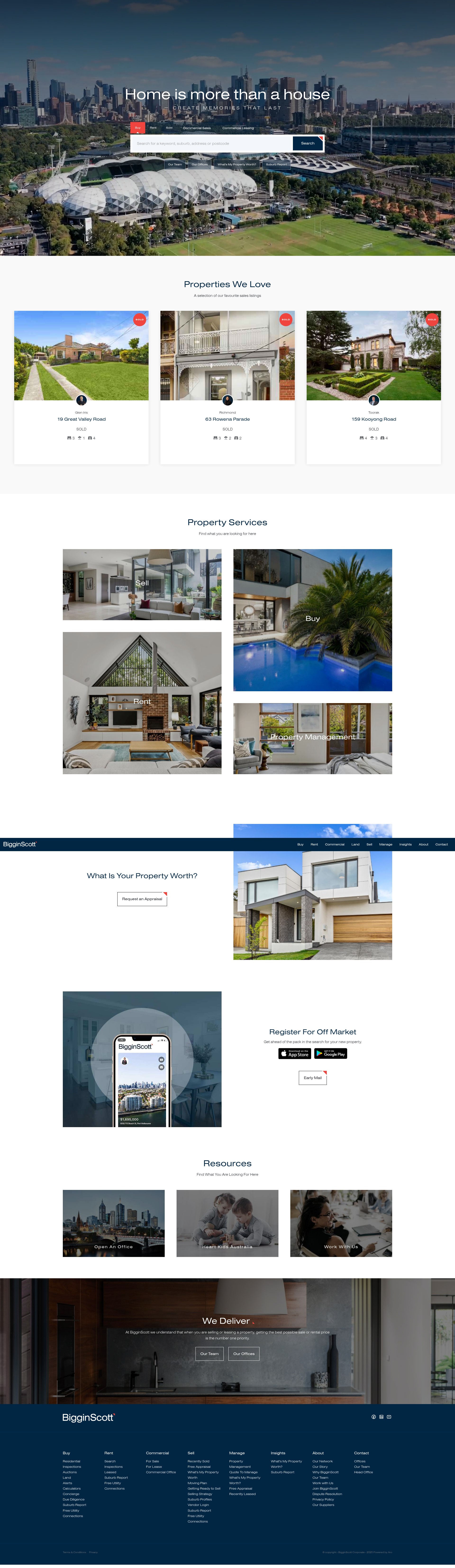 Screenshot of bigginscott.com.au