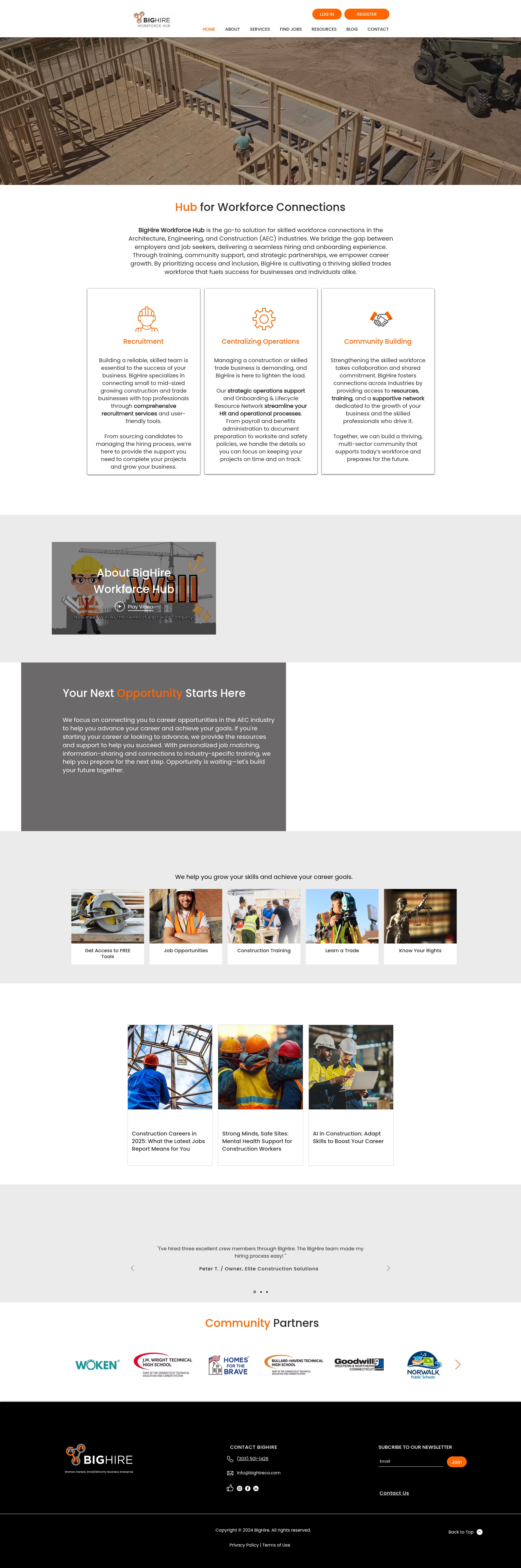 Screenshot of bighireco.com