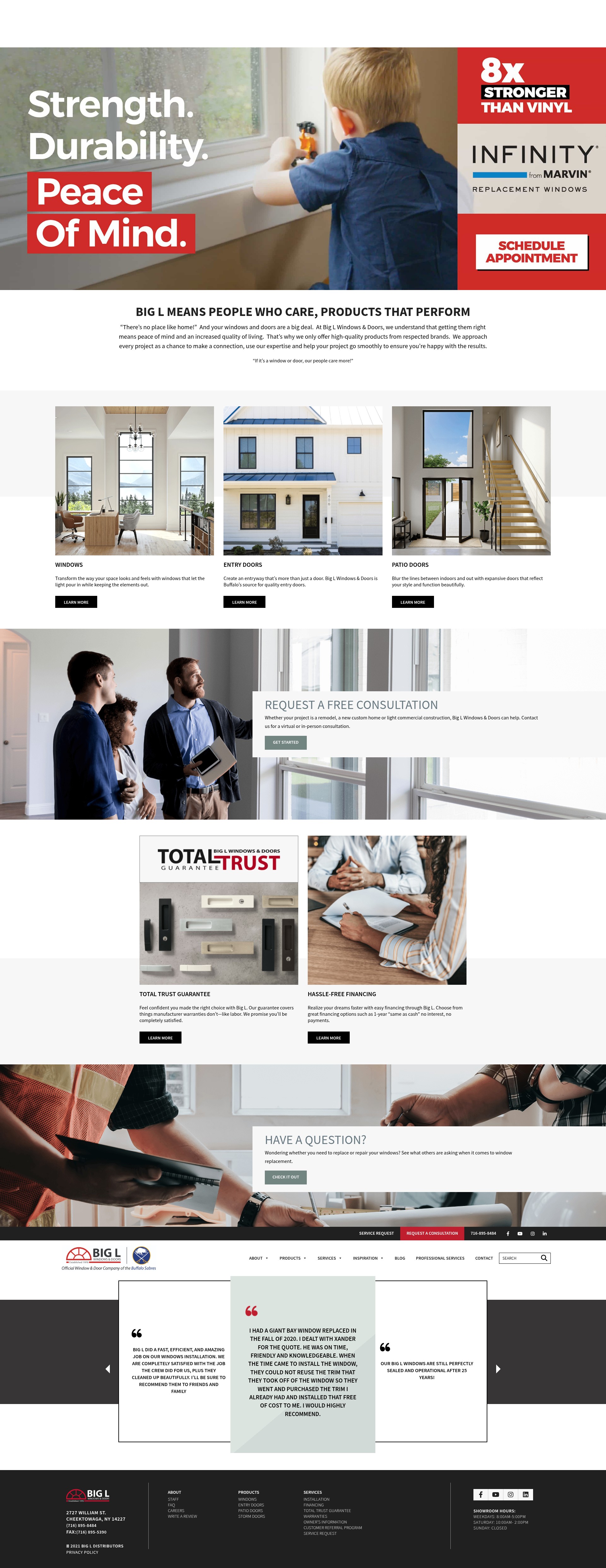 Screenshot of biglwindows.com