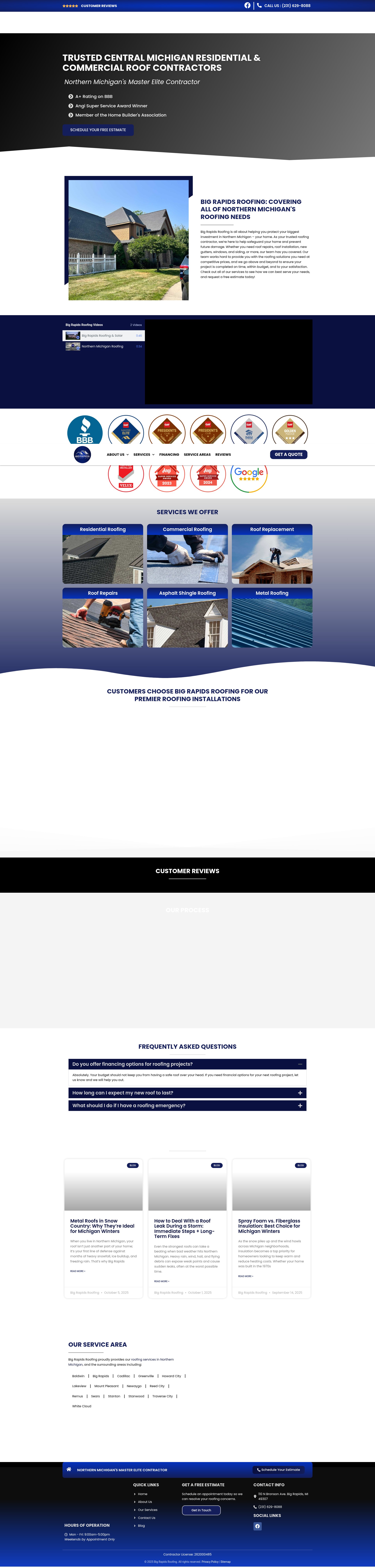 Screenshot of bigrapidsroofing.net