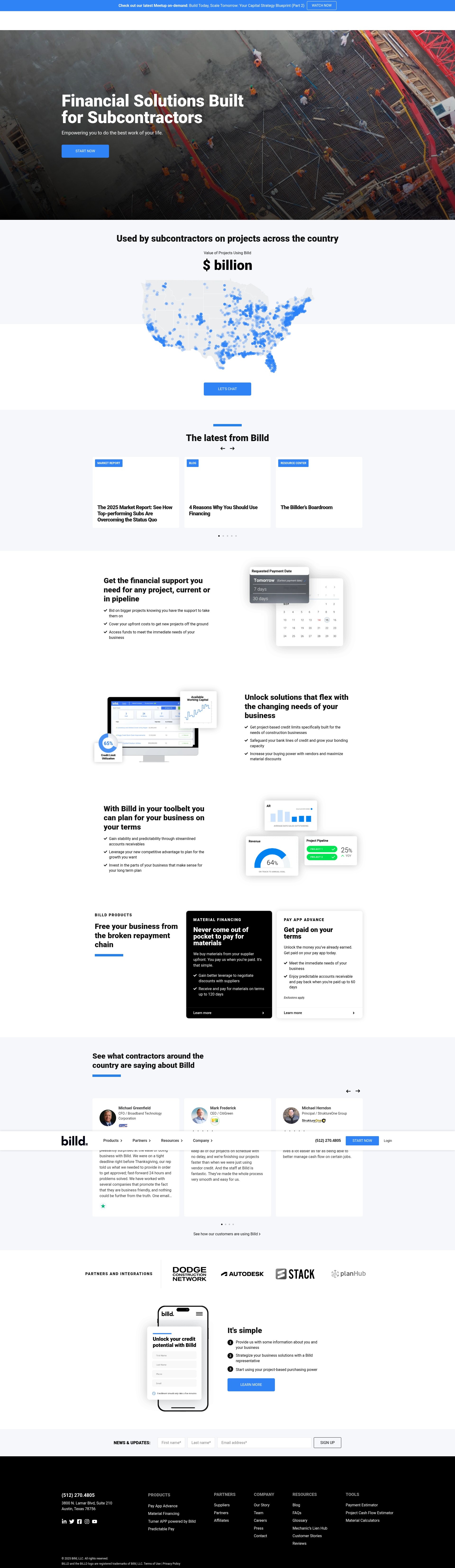 Screenshot of billd.com
