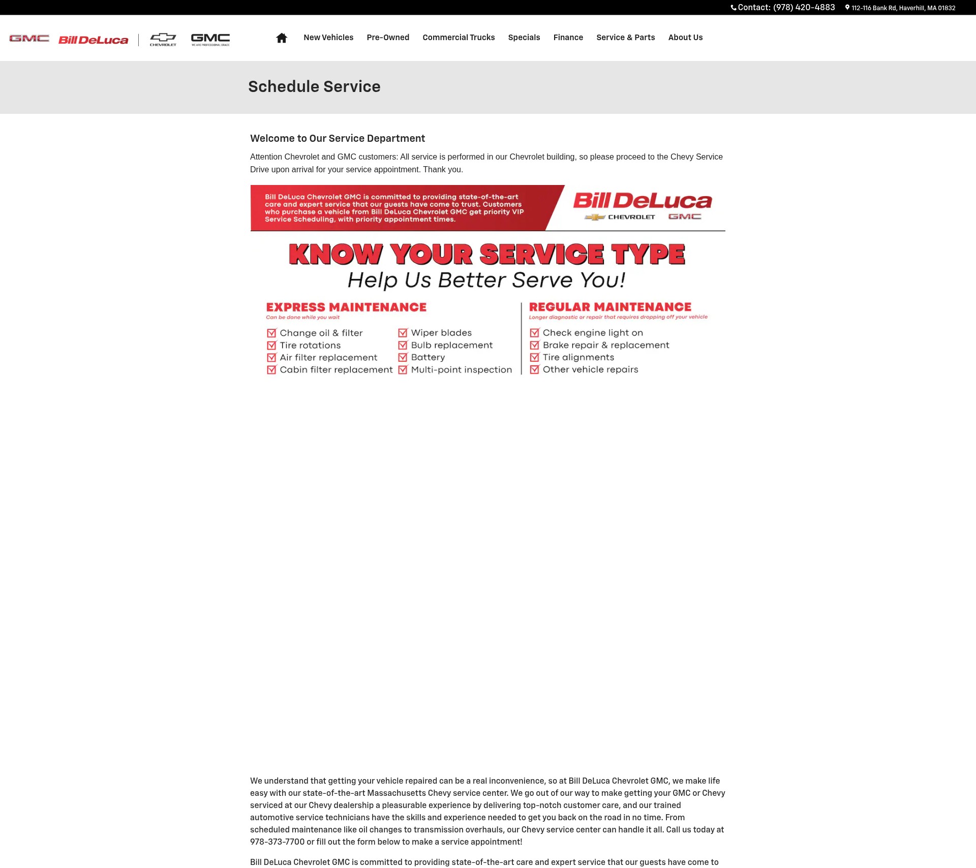 Screenshot of billdelucachevroletbuickgmc.com