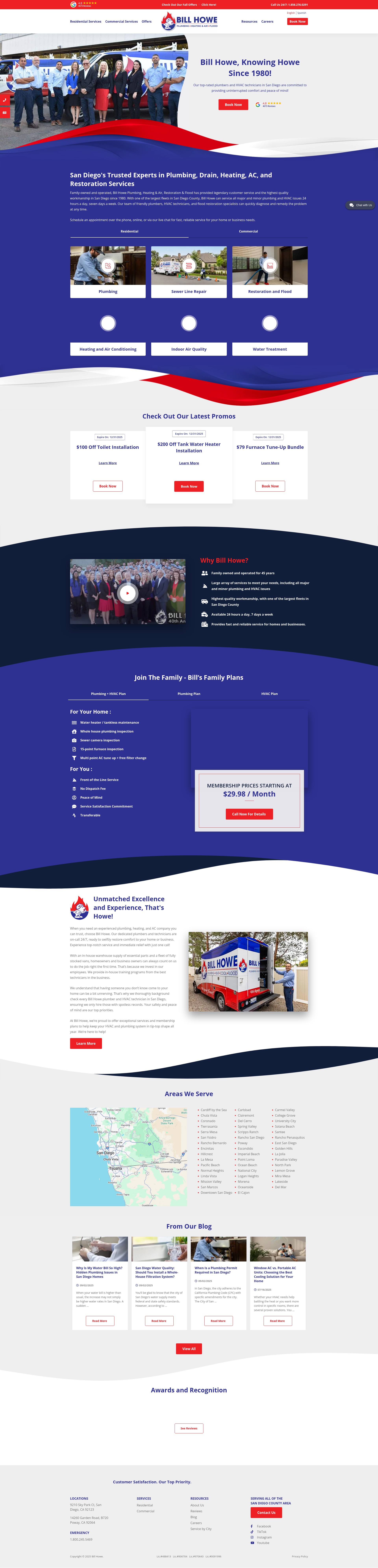 Screenshot of billhowe.com