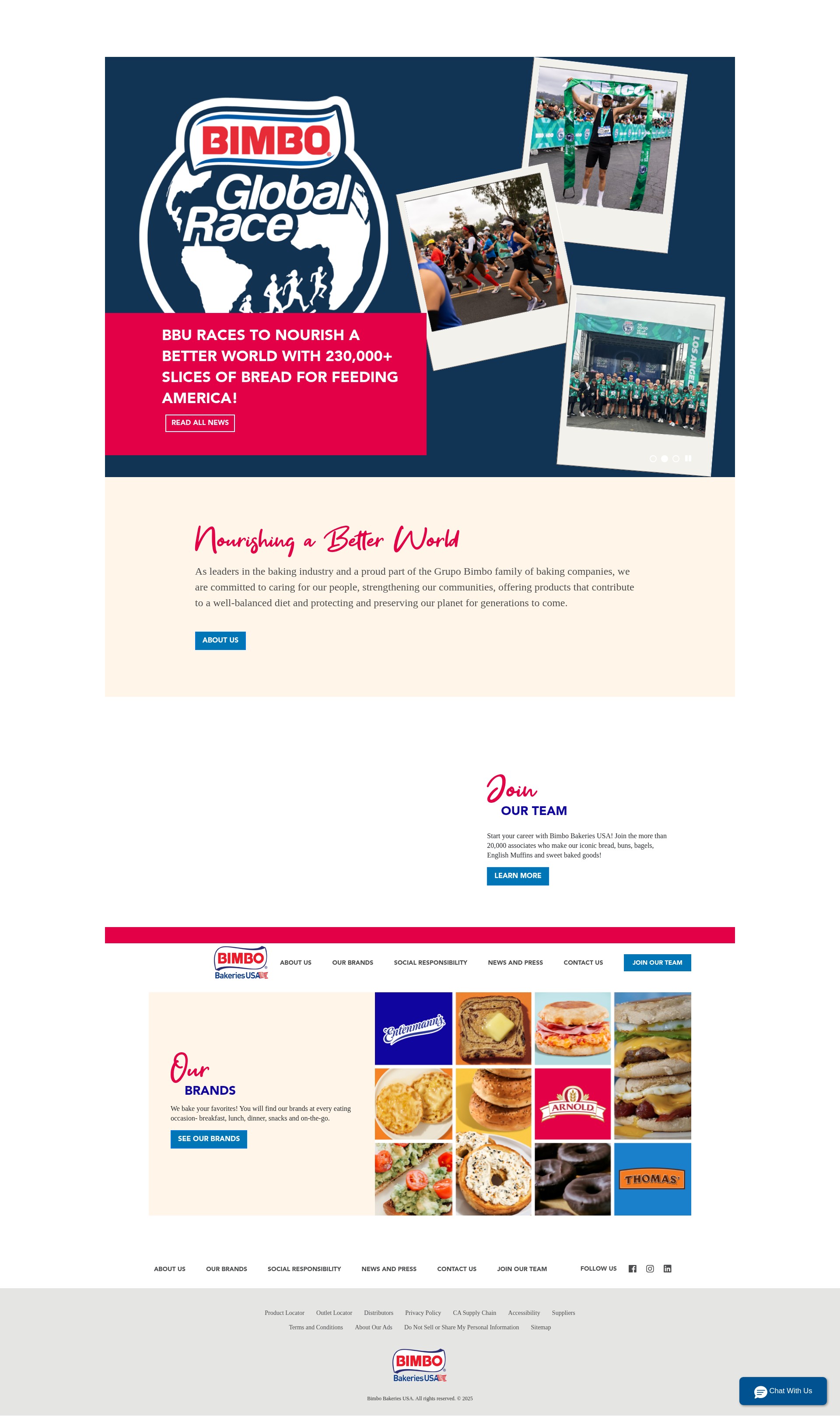 Screenshot of bimbobakeriesusa.com