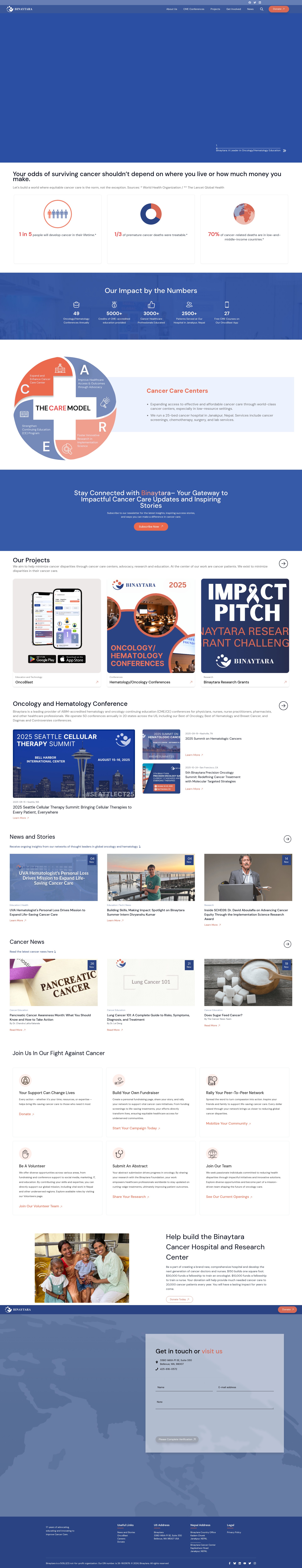 Screenshot of binaytara.org