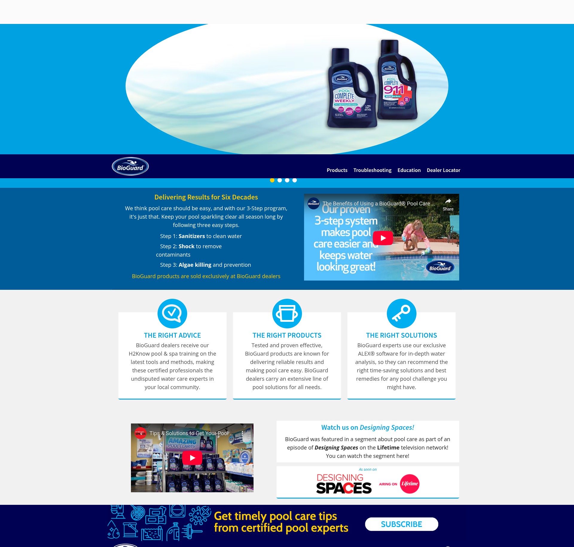 Screenshot of bioguard.com