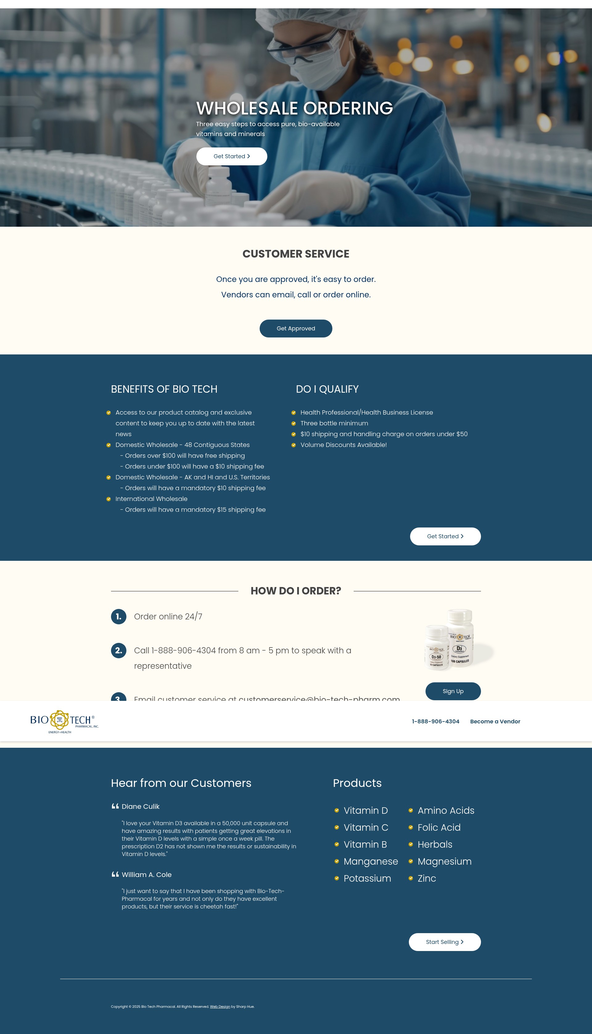 Screenshot of biotechwholesale.com