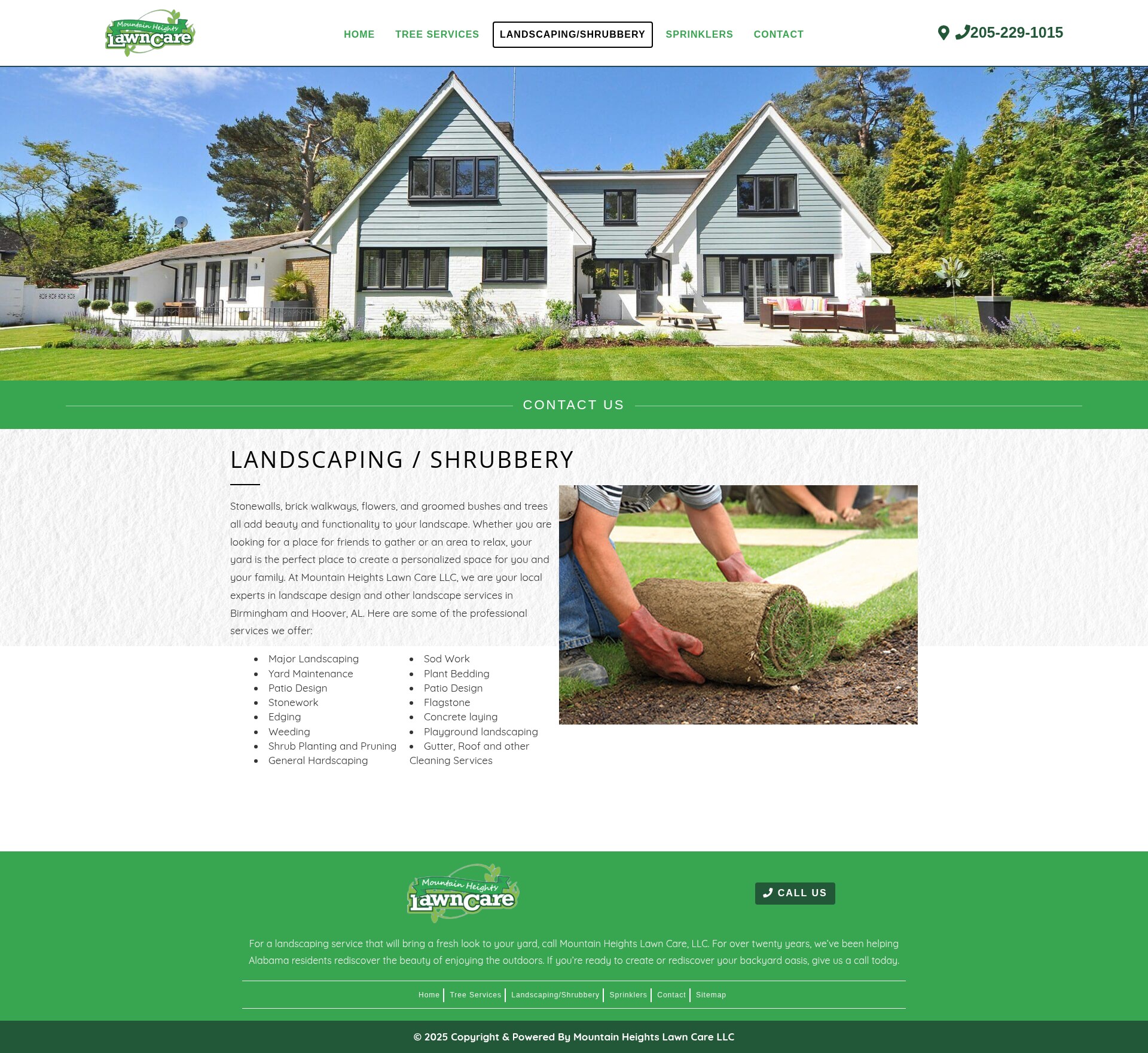 Screenshot of birminghamlawnteam.com