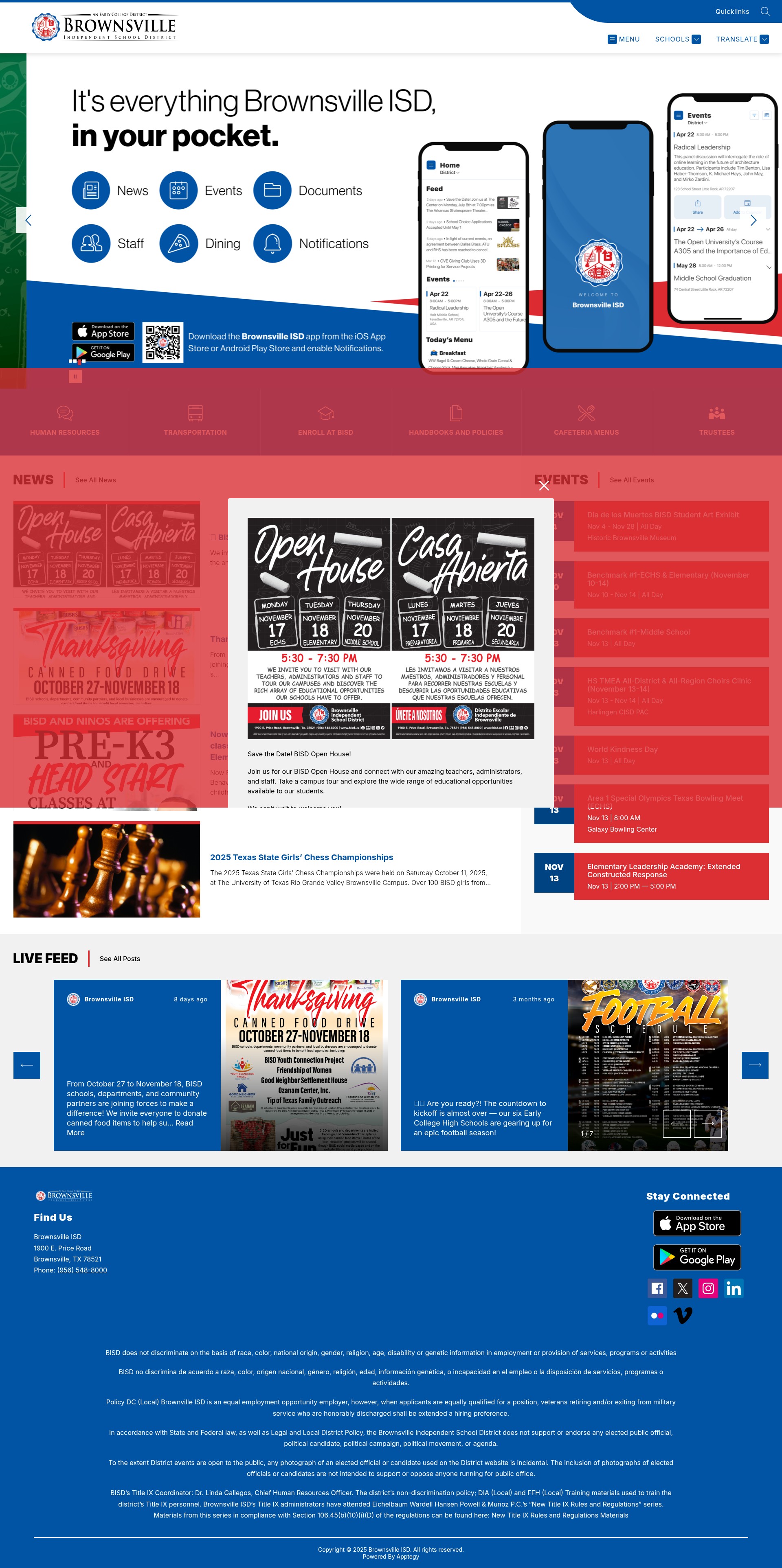 Screenshot of bisd.us
