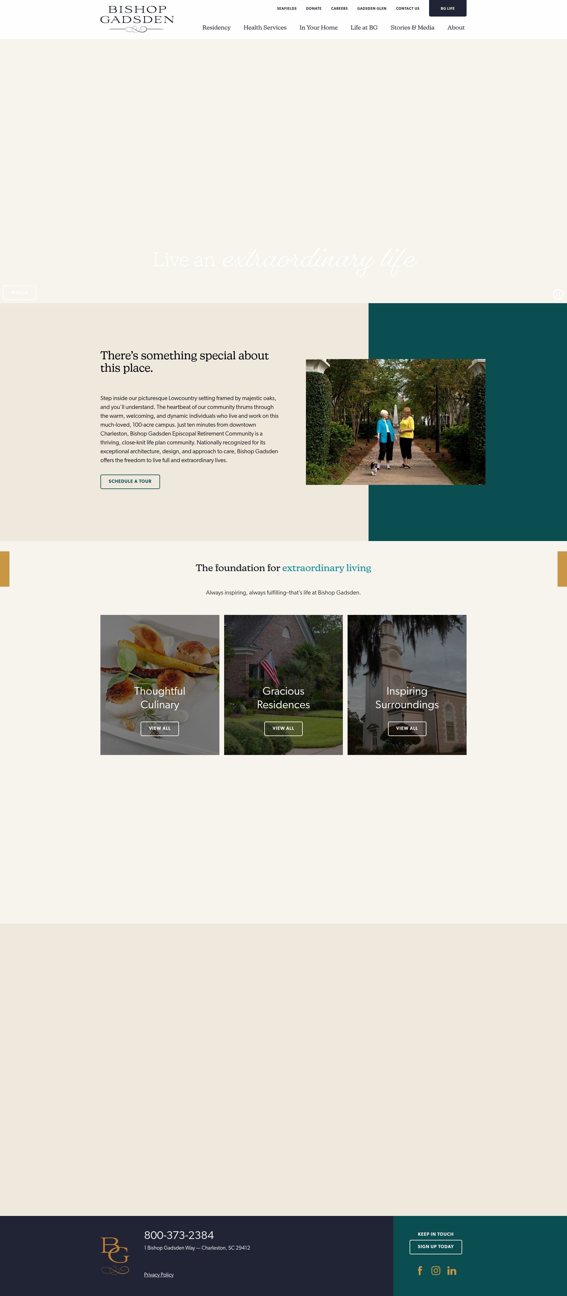 Screenshot of bishopgadsden.org