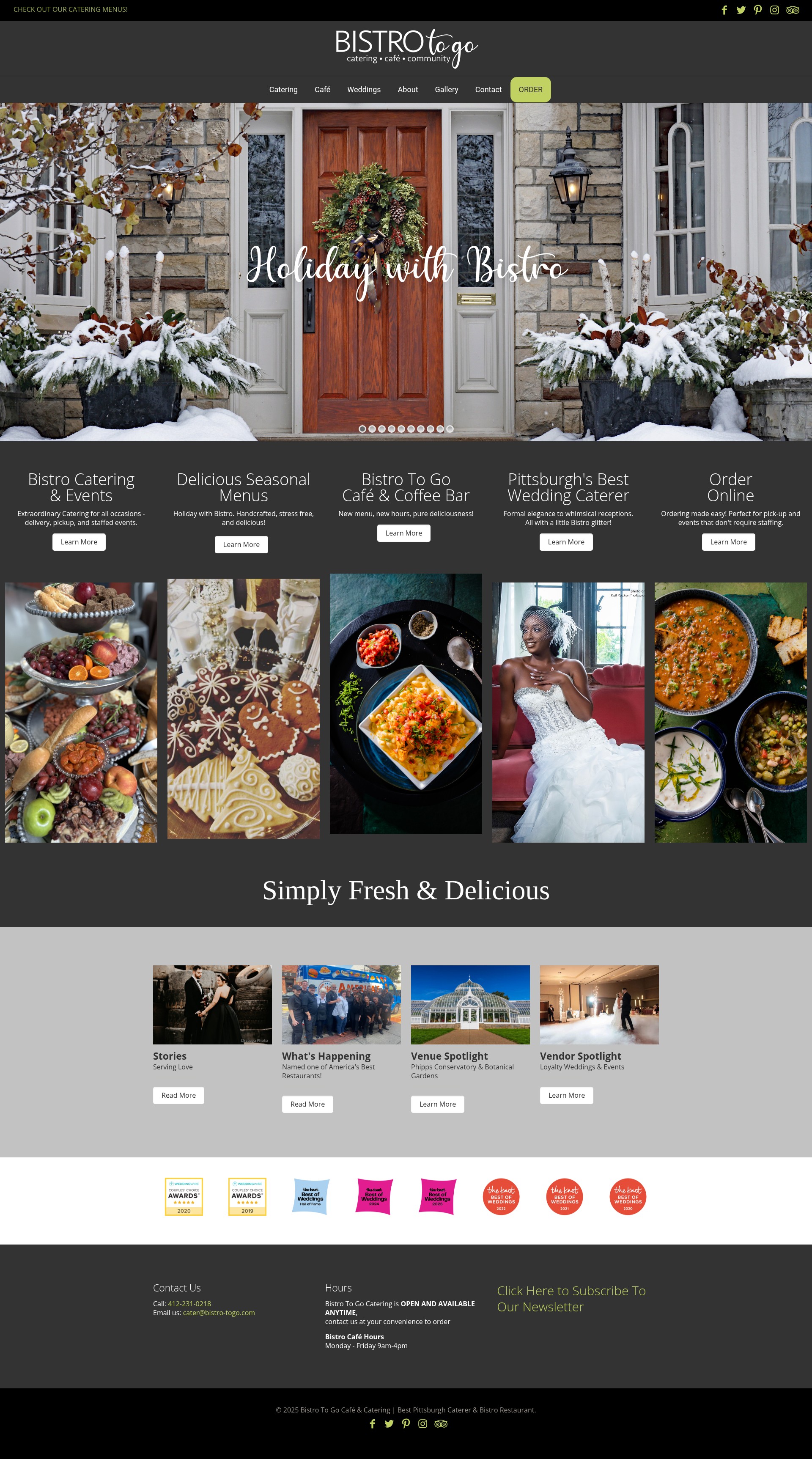 Screenshot of bistroandcompany.com