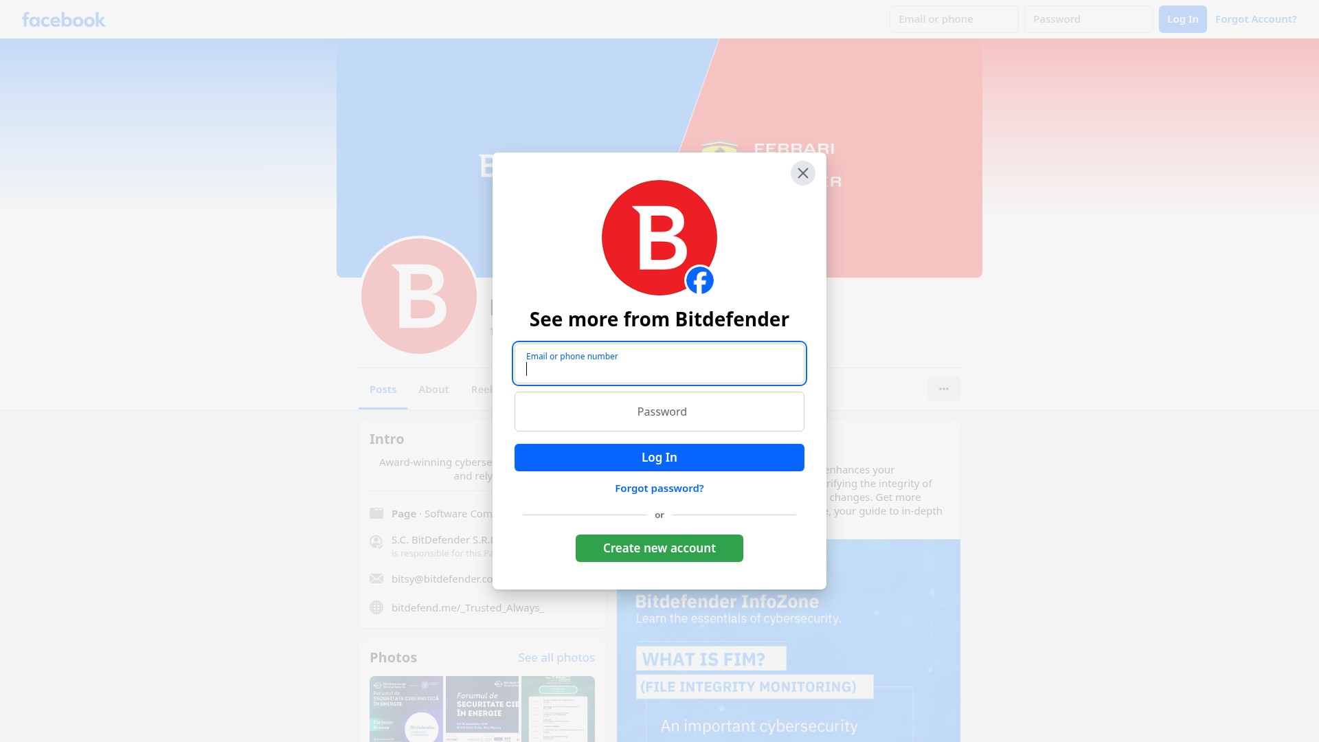 Screenshot of bitdefender.de