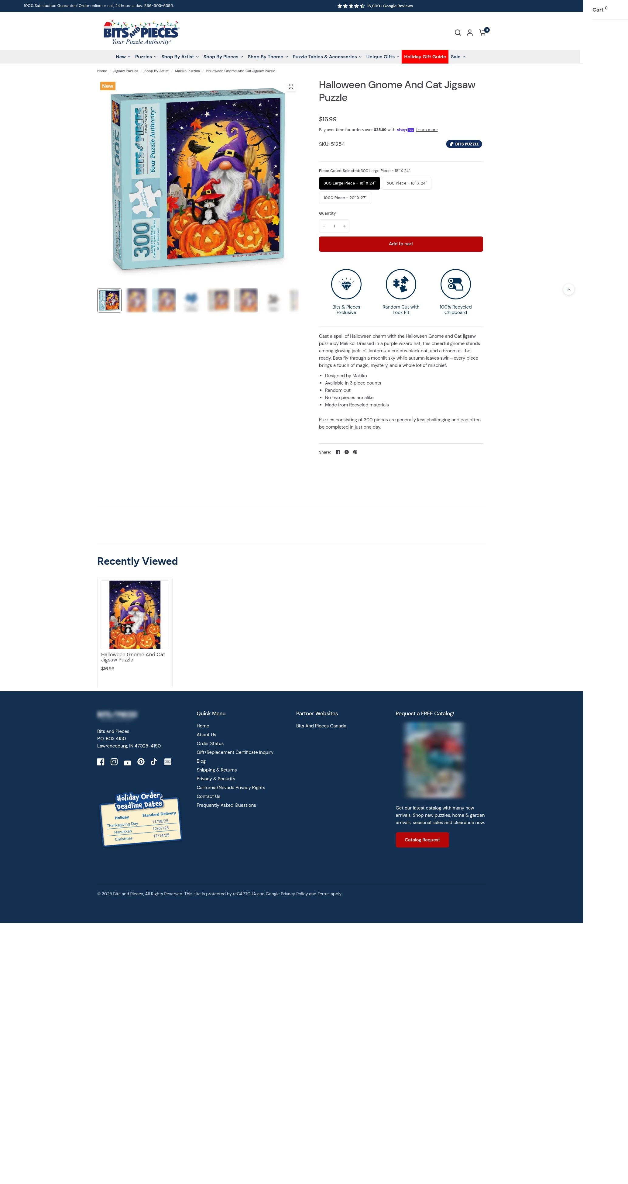 Screenshot of bitsandpieces.com