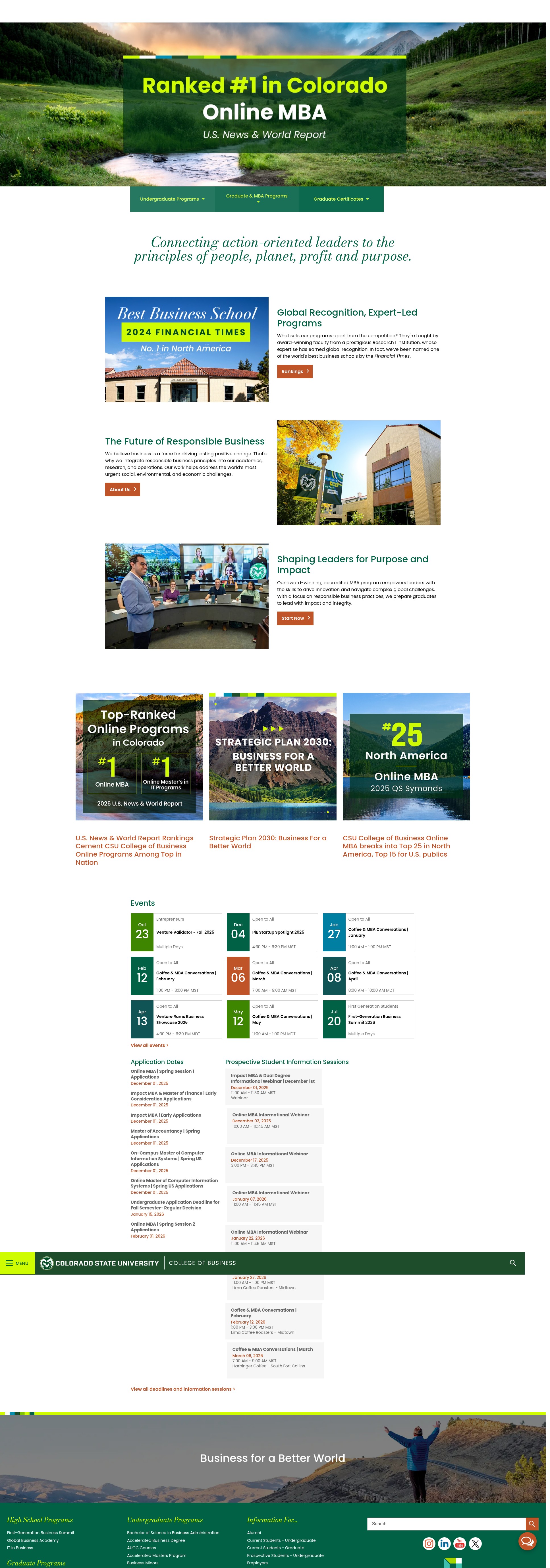 Screenshot of biz.colostate.edu